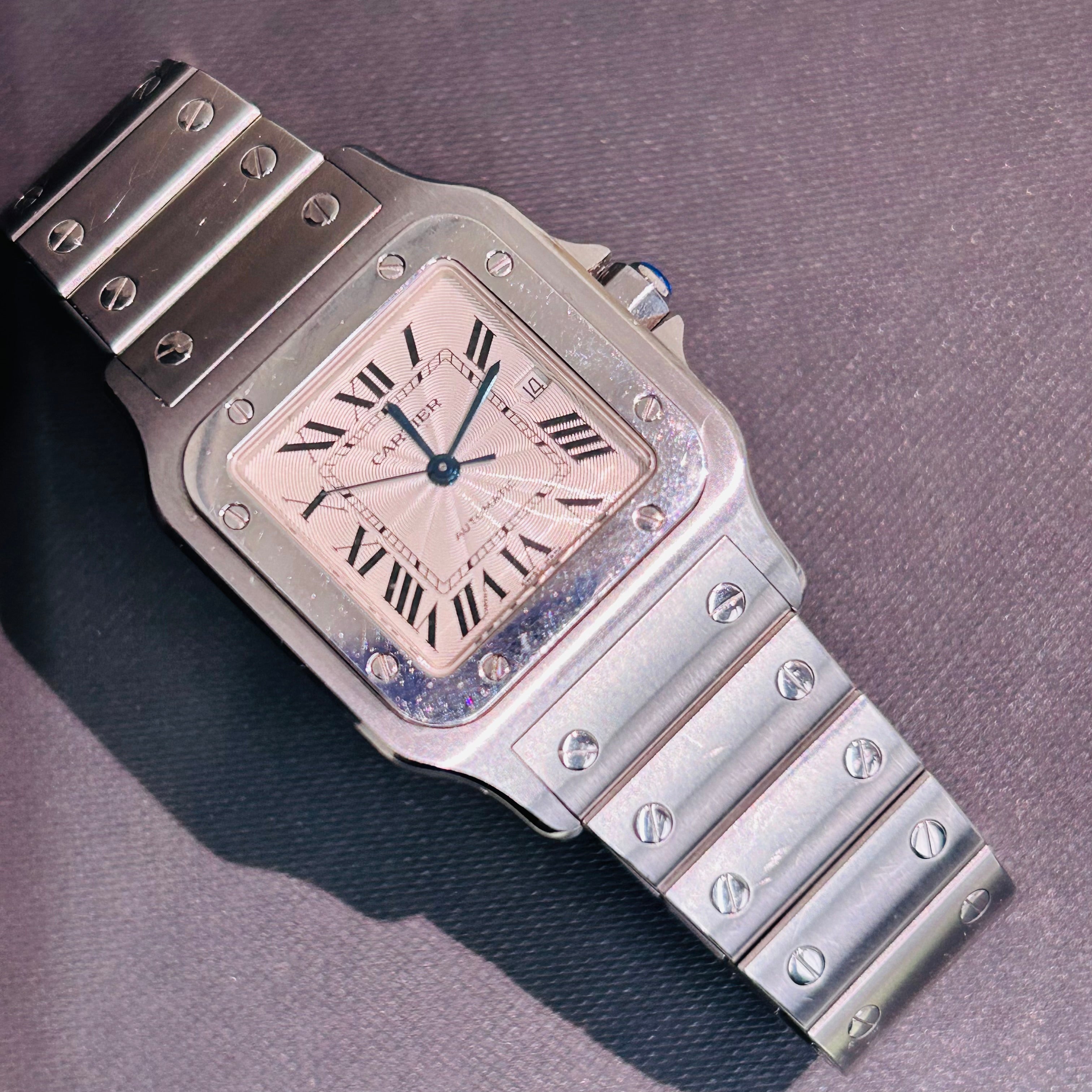 Stainless Steel Cartier Santos Large size