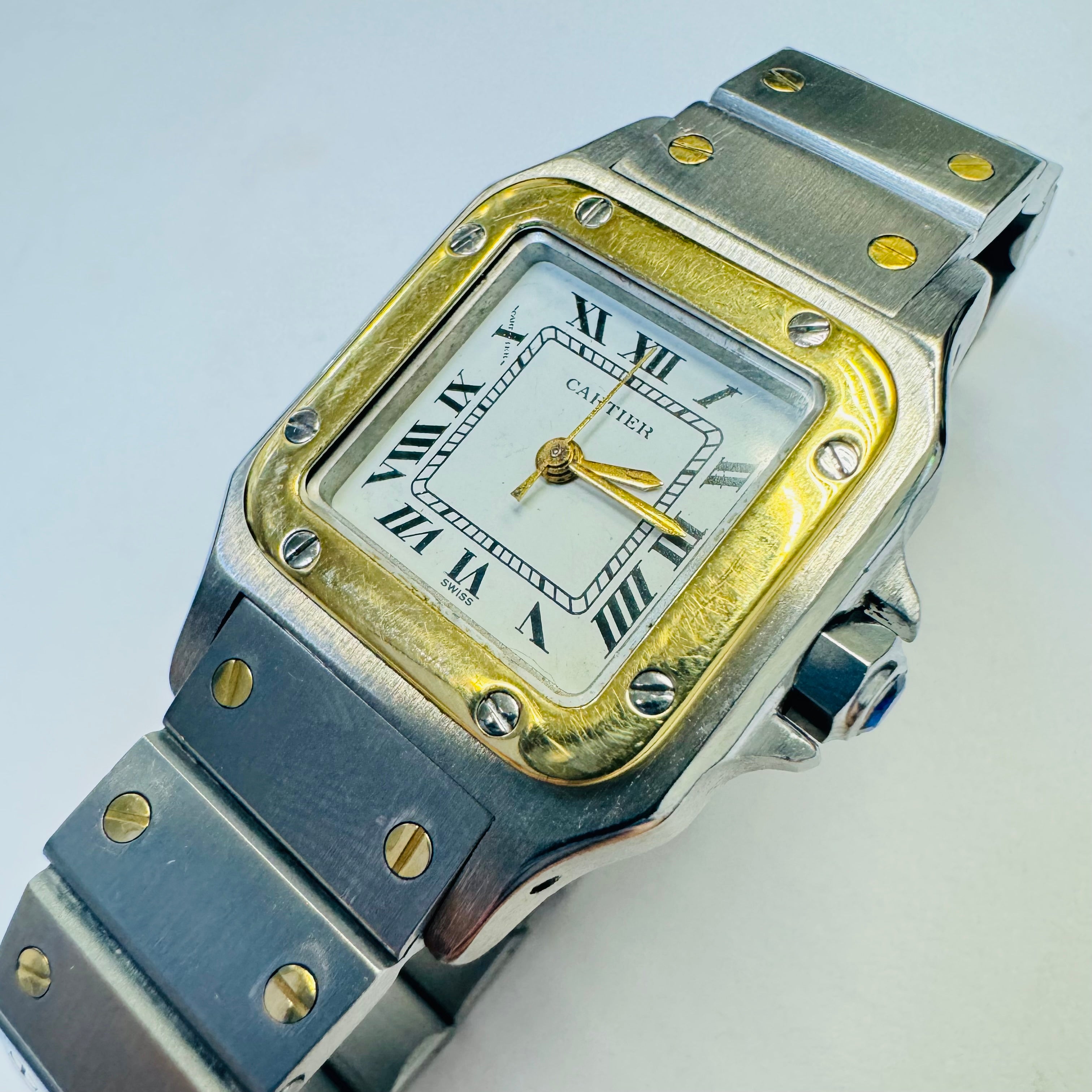 26mm Cartier Galbee Santos Ladies Stainless Steel Watch Automatic