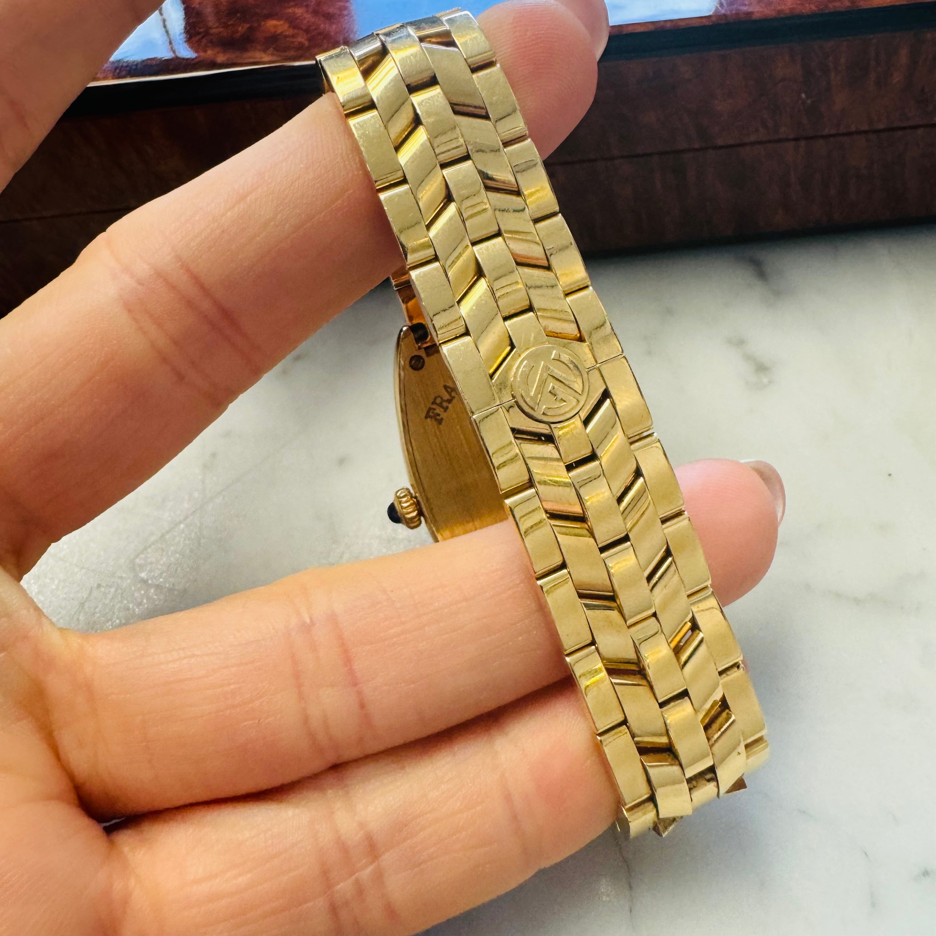 Frank Mueller 18K Yellow Gold Curvex Watch