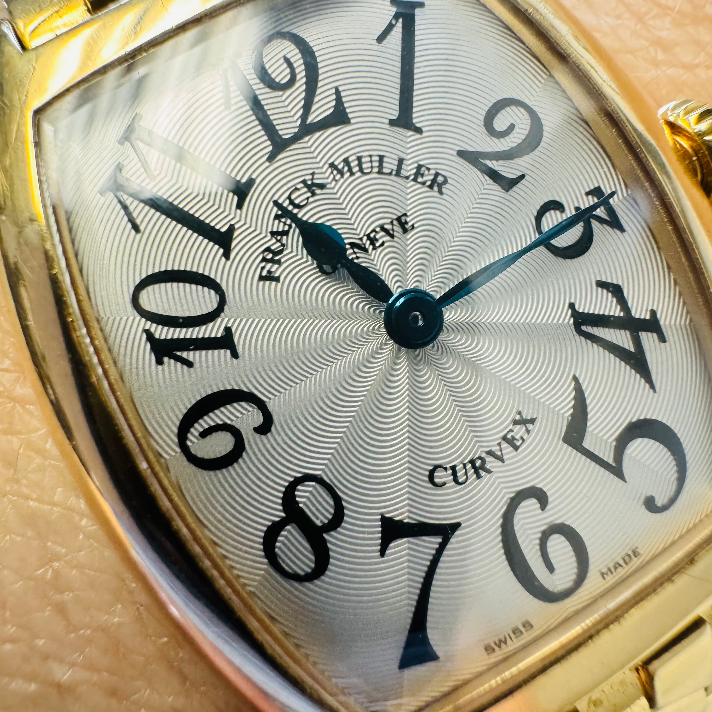 Frank Mueller 18K Yellow Gold Curvex Watch