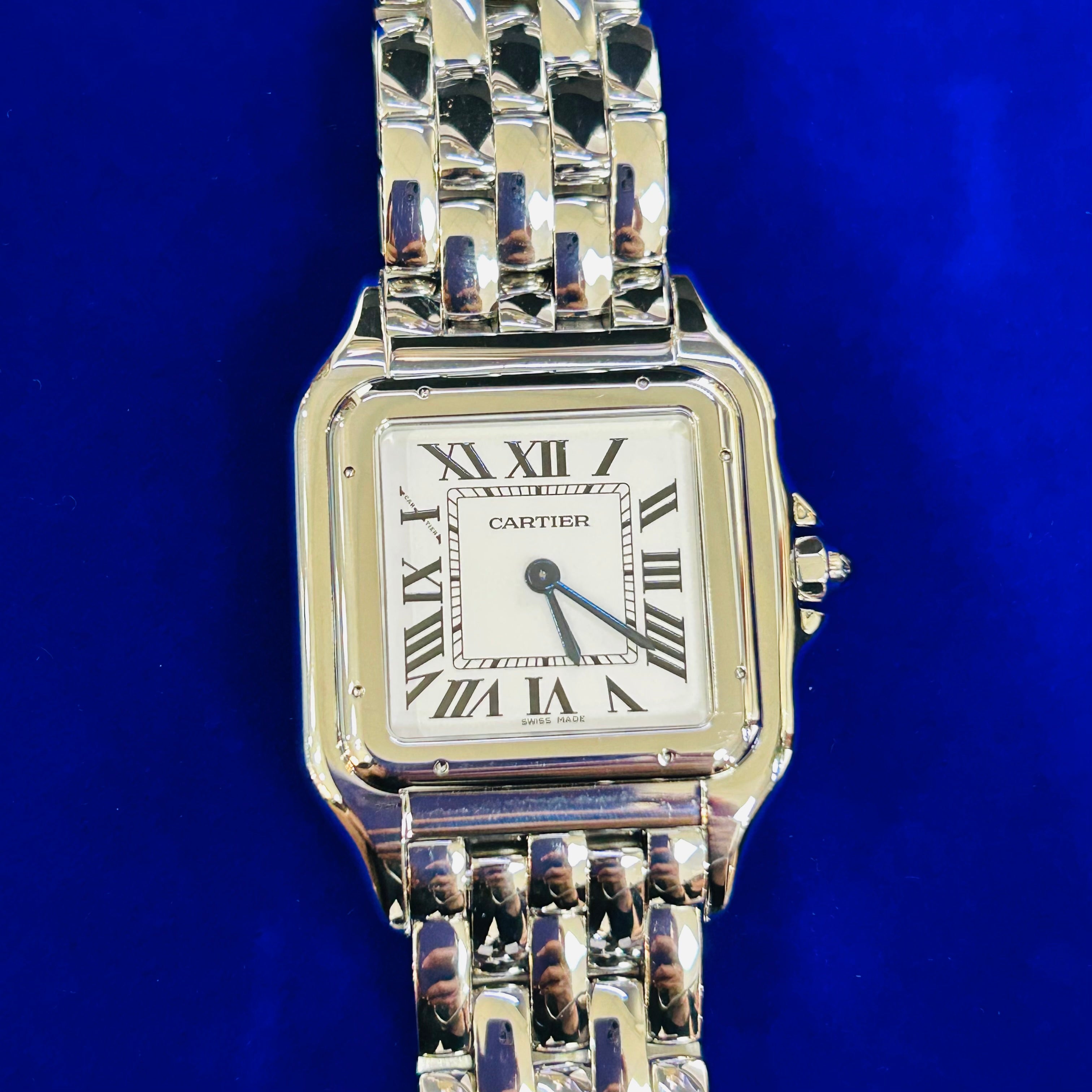 Cartier Panthere Stainless Stee Watch Jumbo Size With Papers 2026