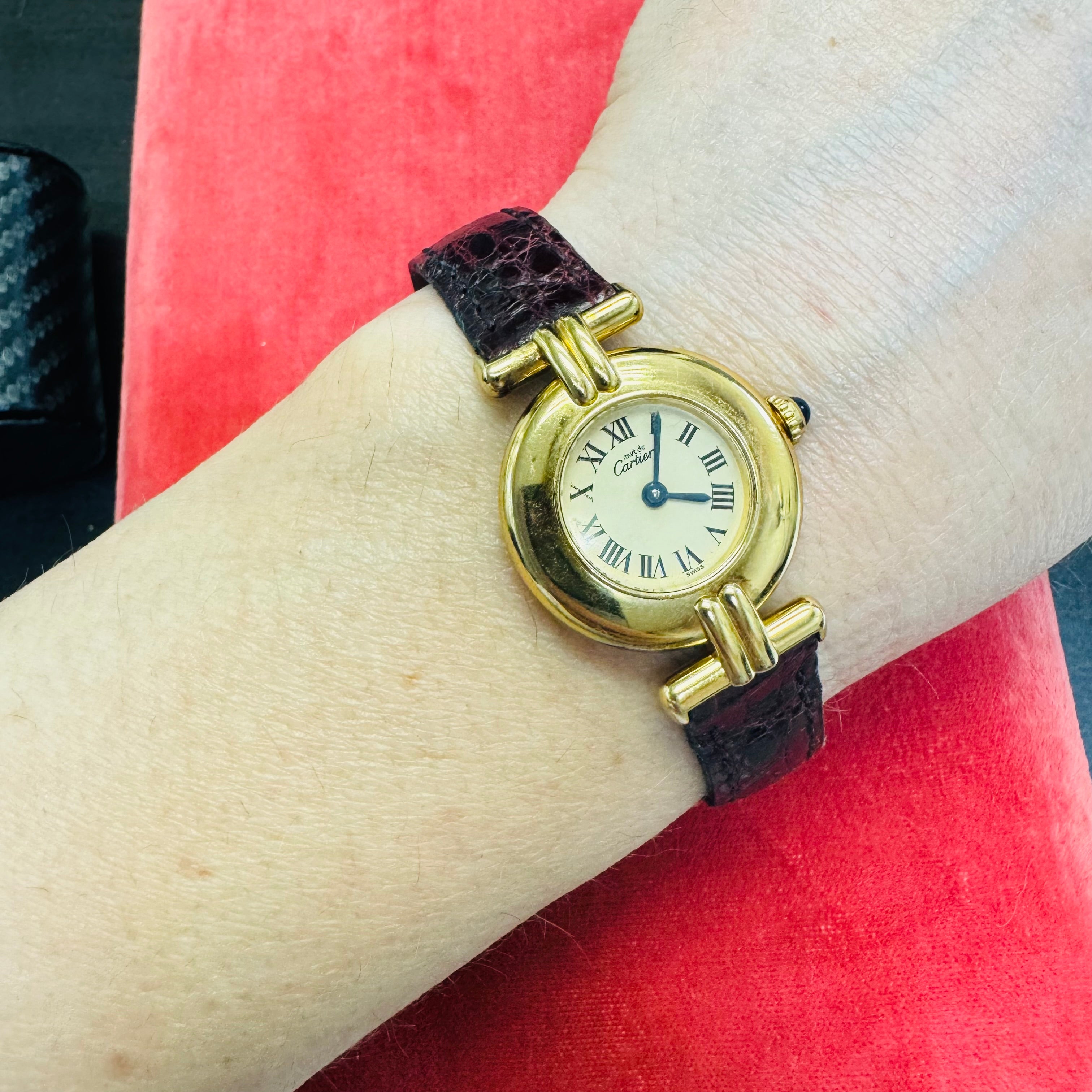 Must De Cartier Colisée Yellow Gold Vermeil Watch