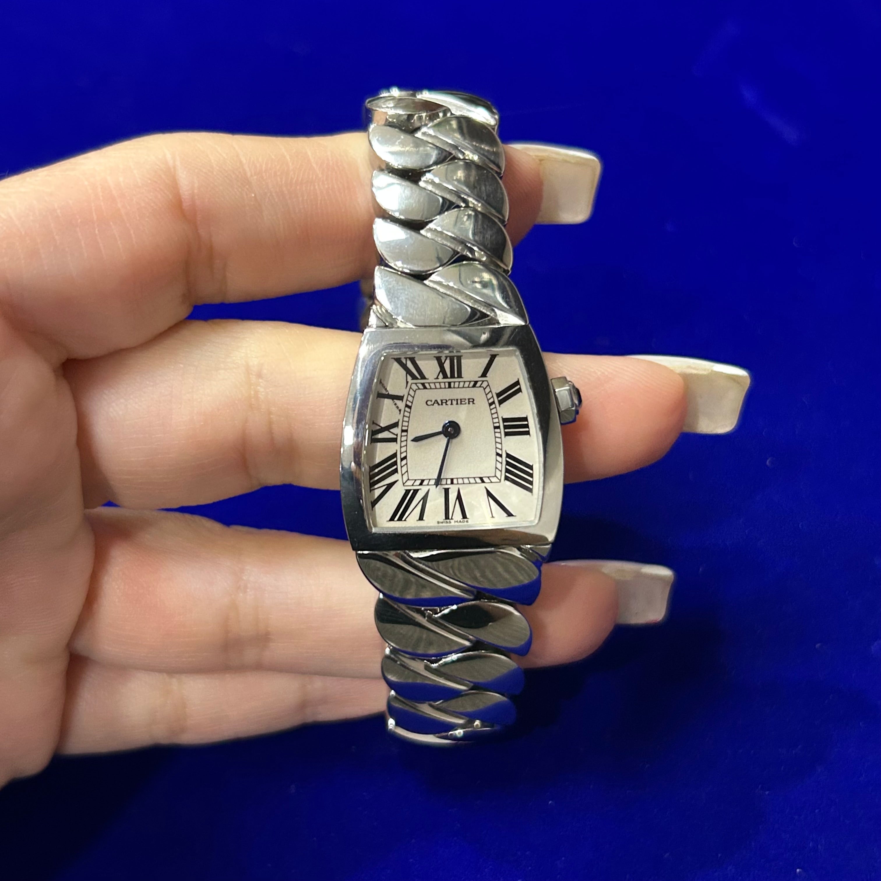 Cartier La Dona Small Stainless Steel Quartz Ladies Watch 6.5"
