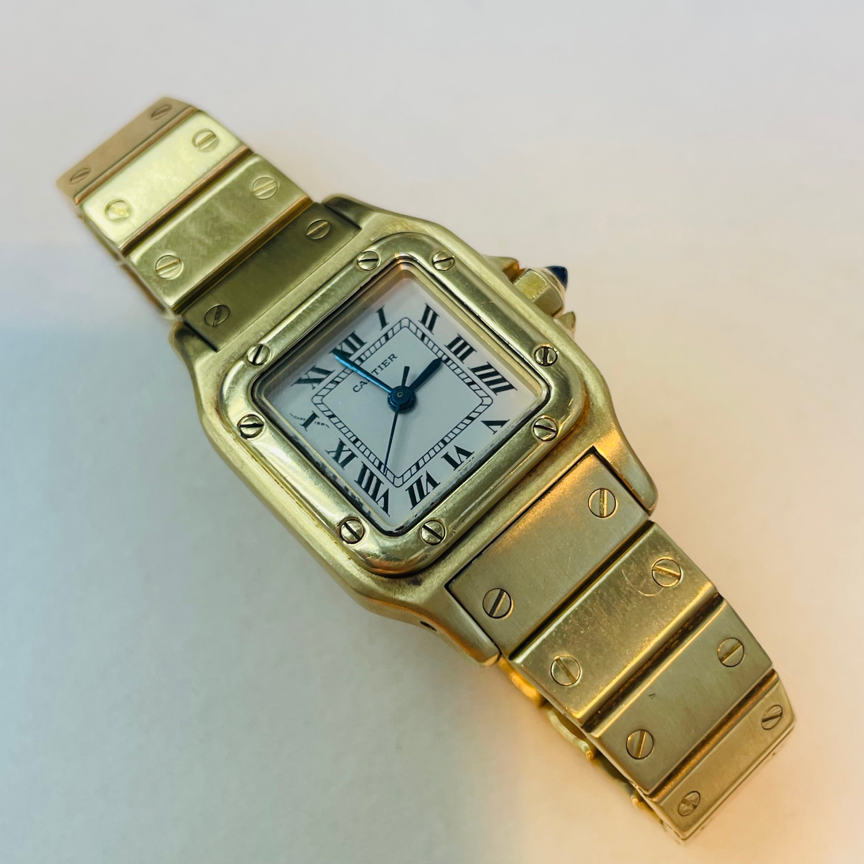 23MM Solid 18K Yellow Gold Cartier Santos Small size