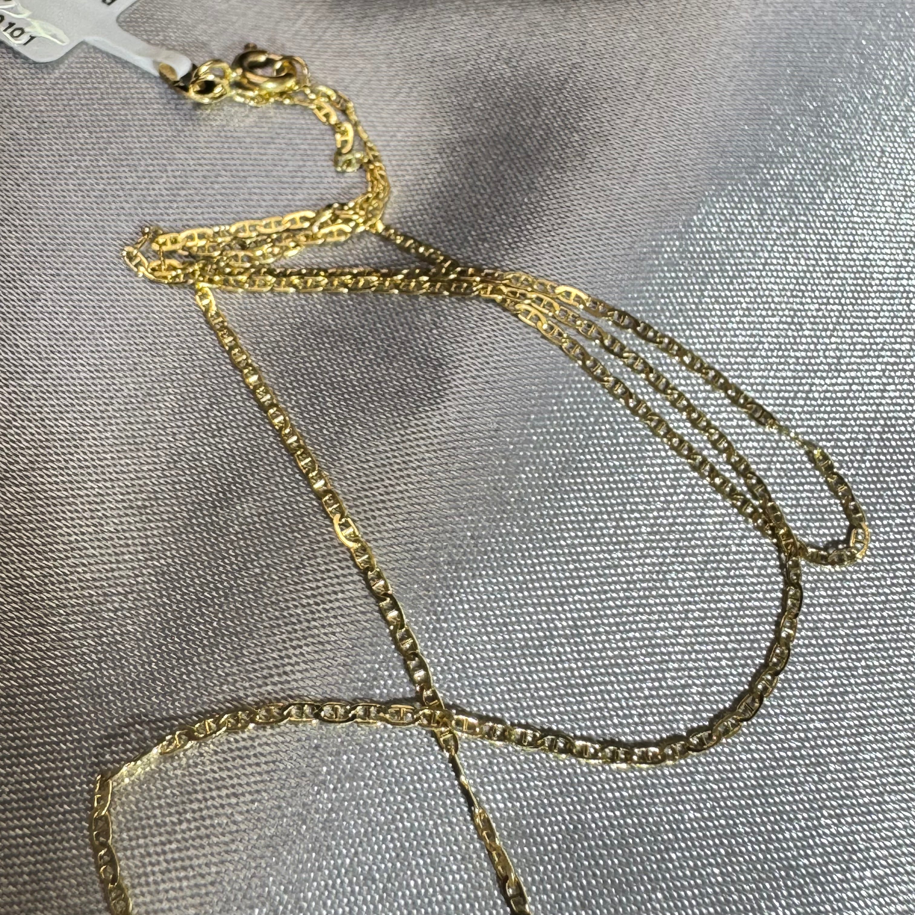 18K Gold Bezel Set Colombian Emerald Necklace