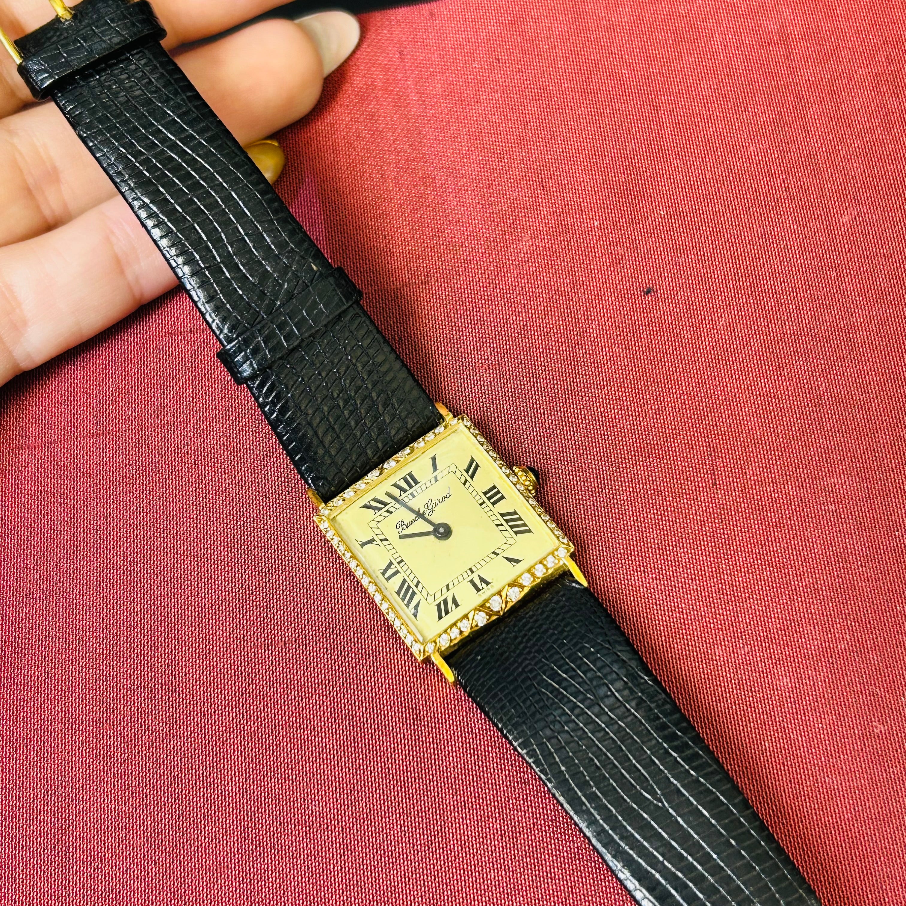 Bueche Girod With Diamonds Wrist Watch