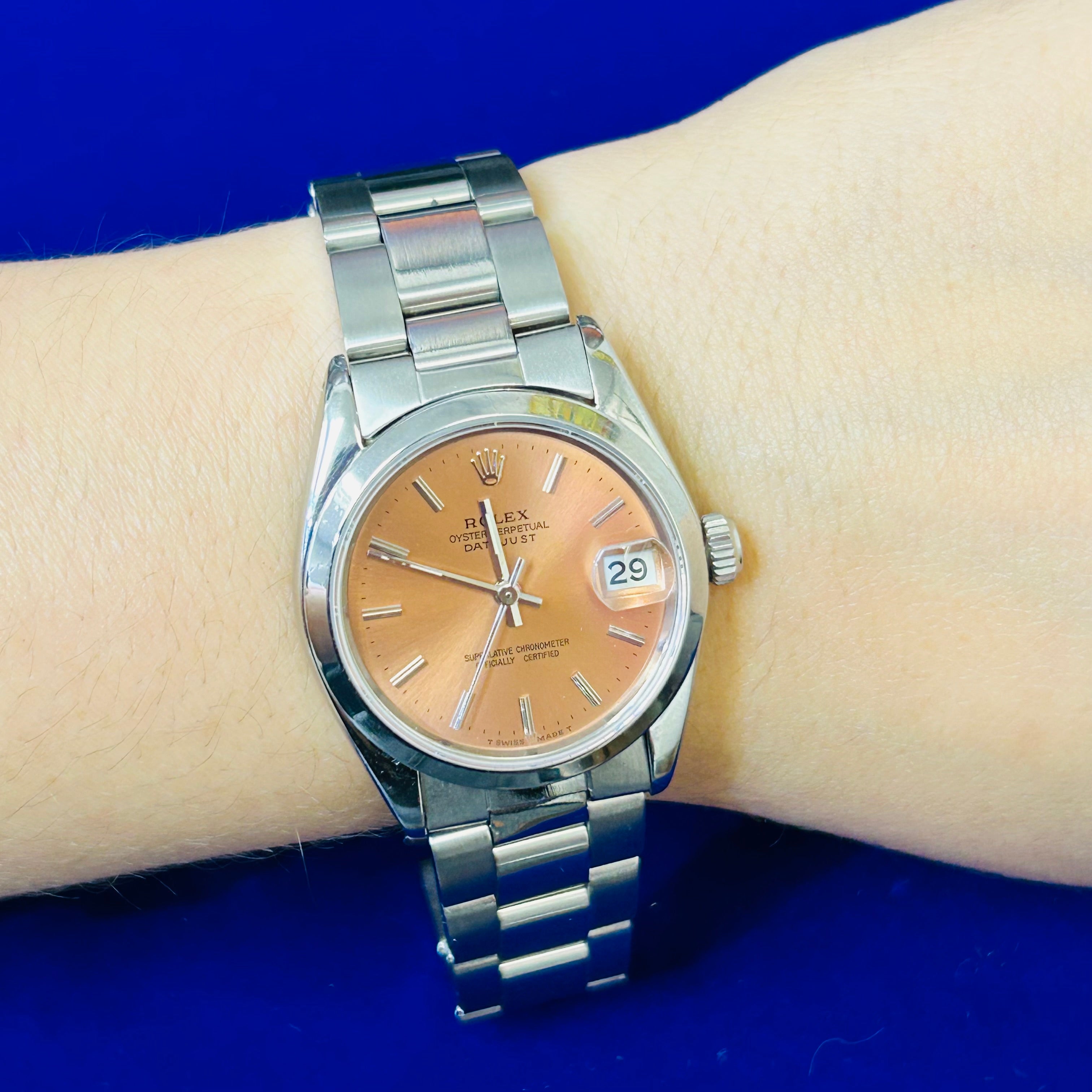 Vintage Stainless Steel 31MM Datejust Rolex Watch