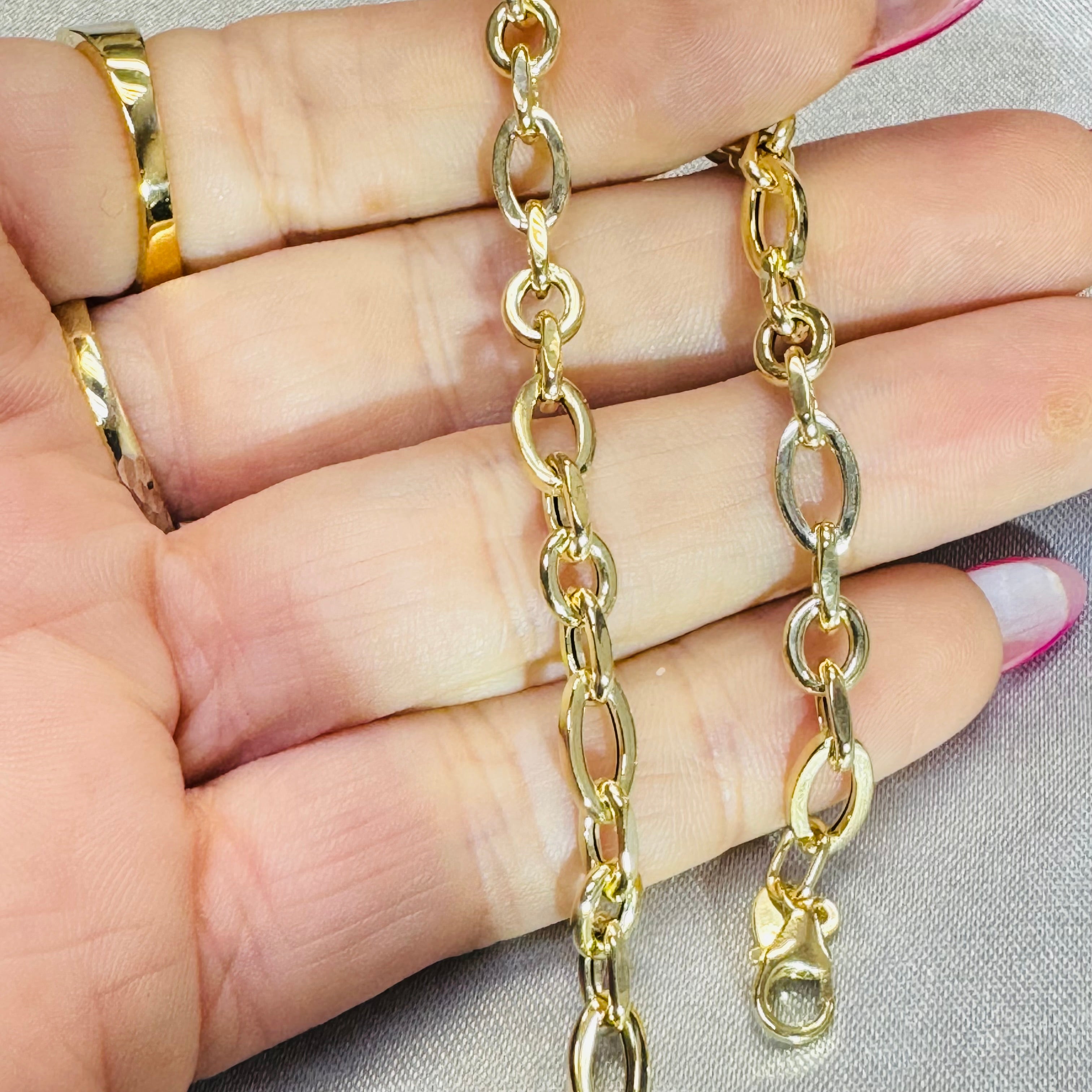 10K Yellow Gold Multi Link Bracelet