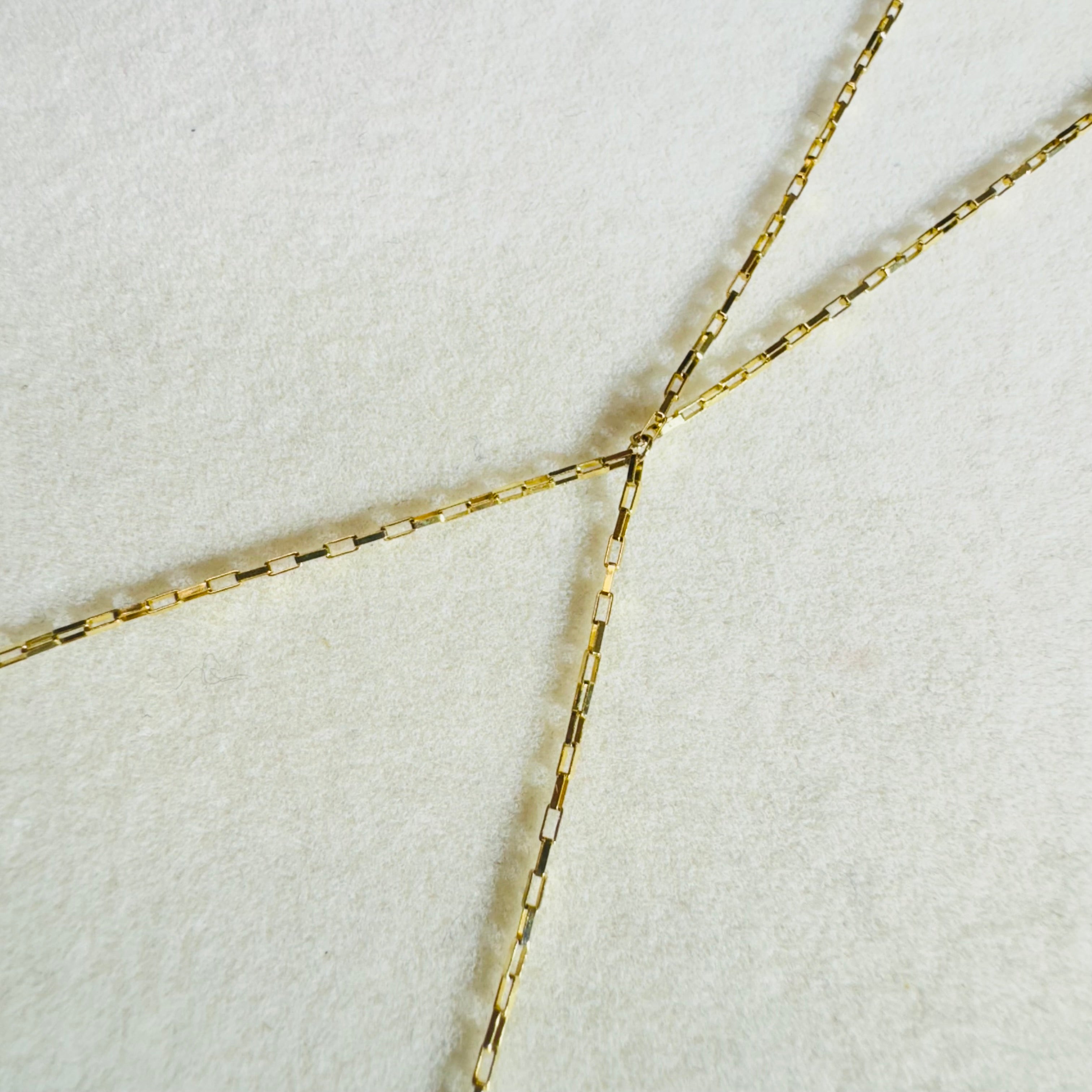 Unique Link X Style 14K Yellow Gold HandChain