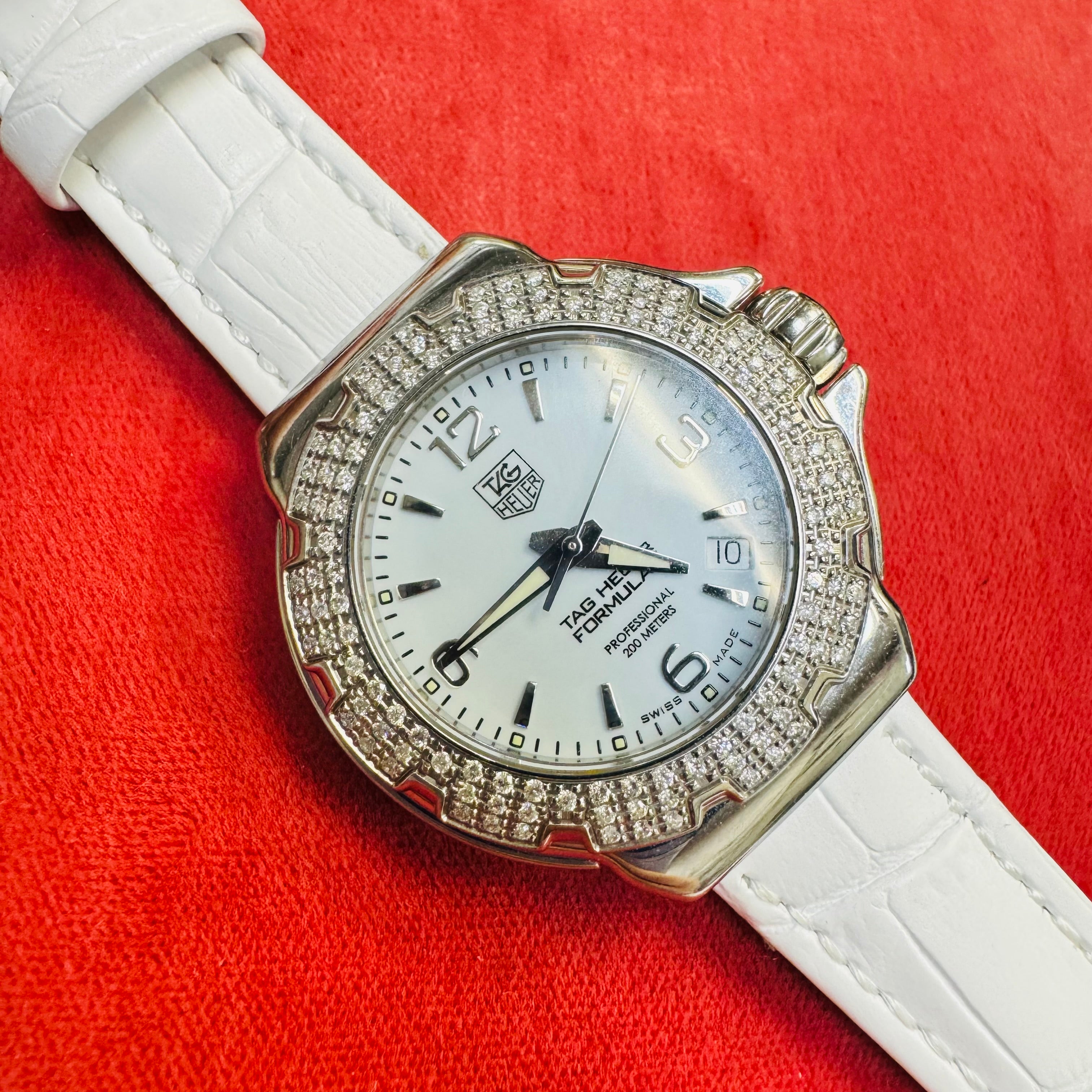 36mm Ladies Diamond Bezel Tag Tagheuer Formula 1 Watch