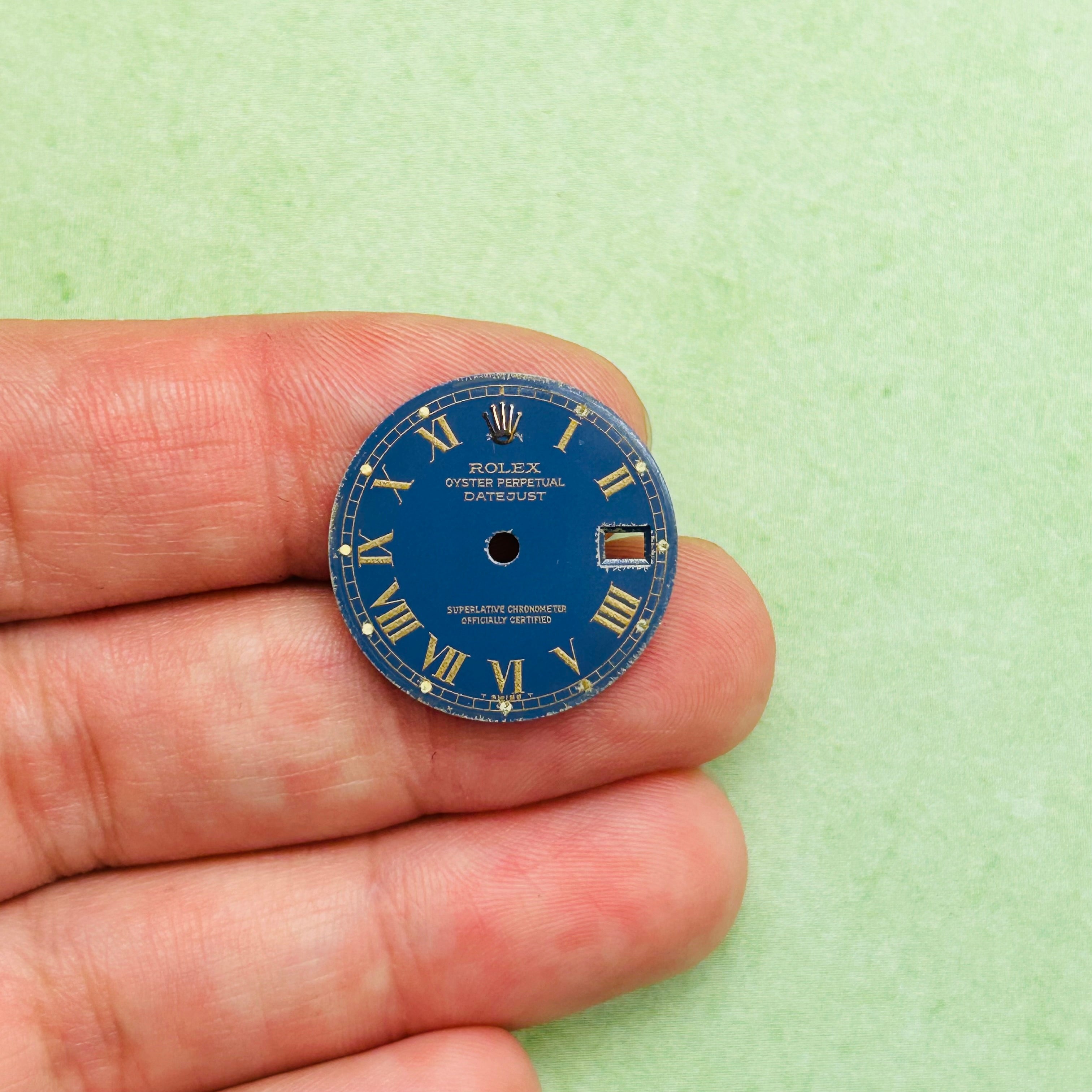 Blue Buckley Dial for 26mm DateJust Rolex Watch