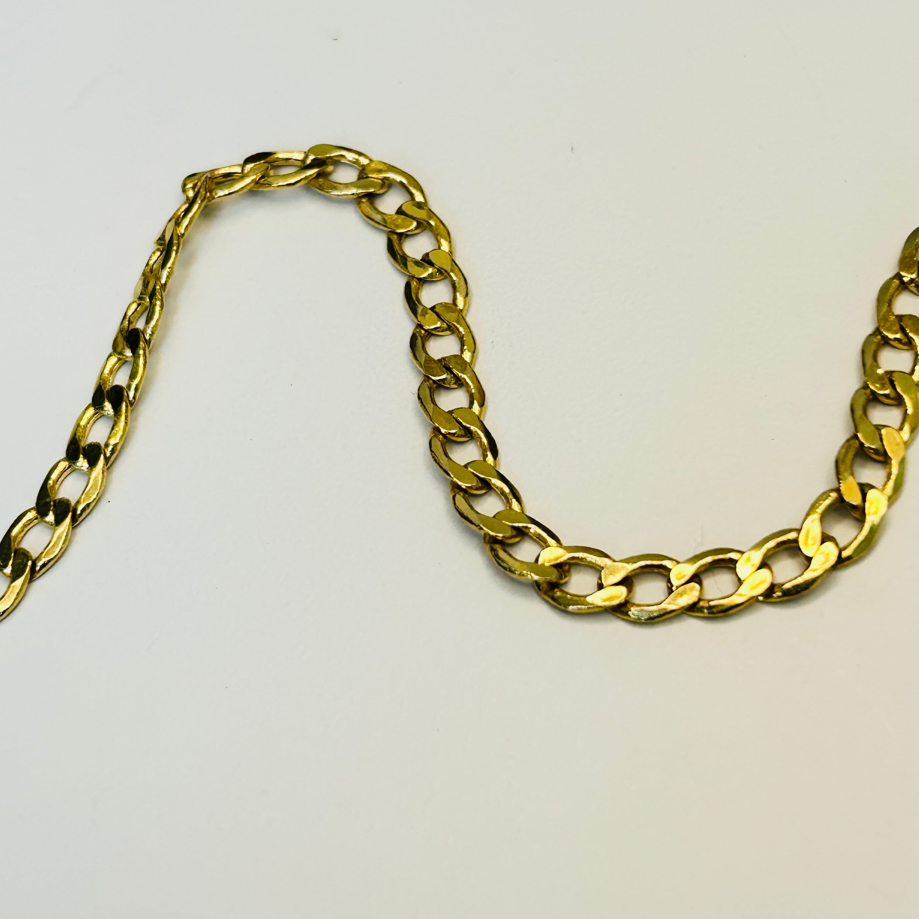 14K 5mm Yellow Gold Cuban Curb Link Bracelet