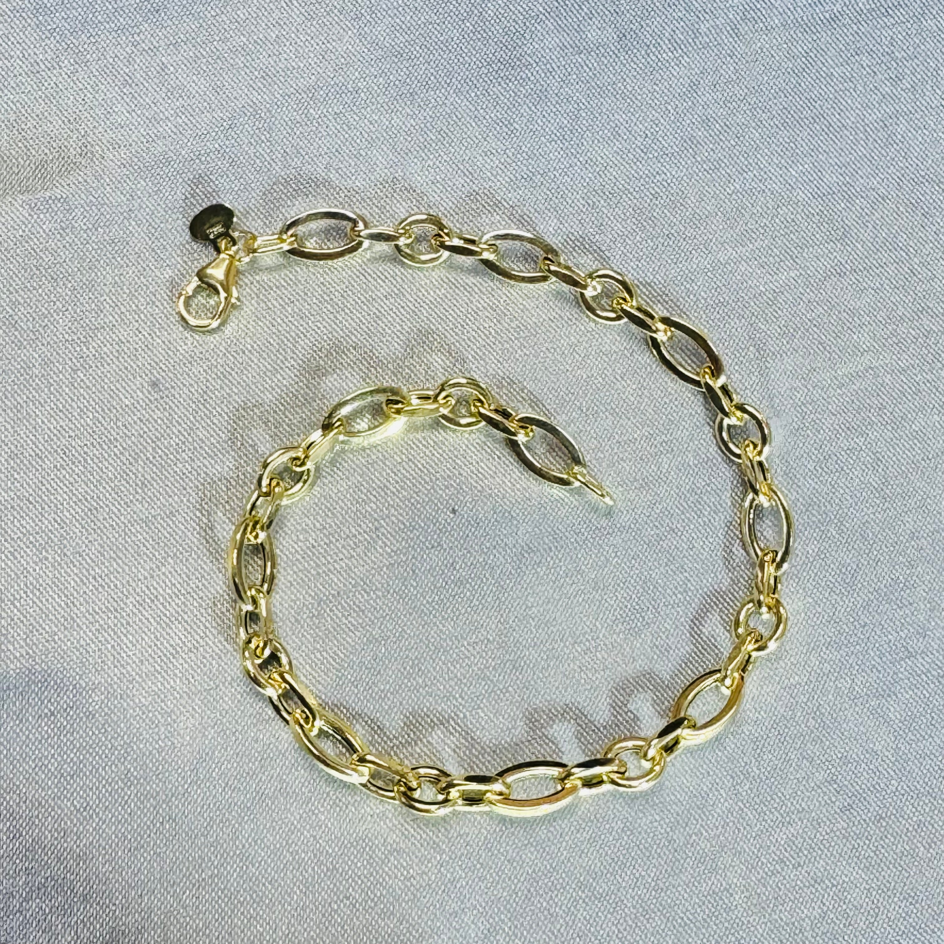 10K Yellow Gold Multi Link Bracelet