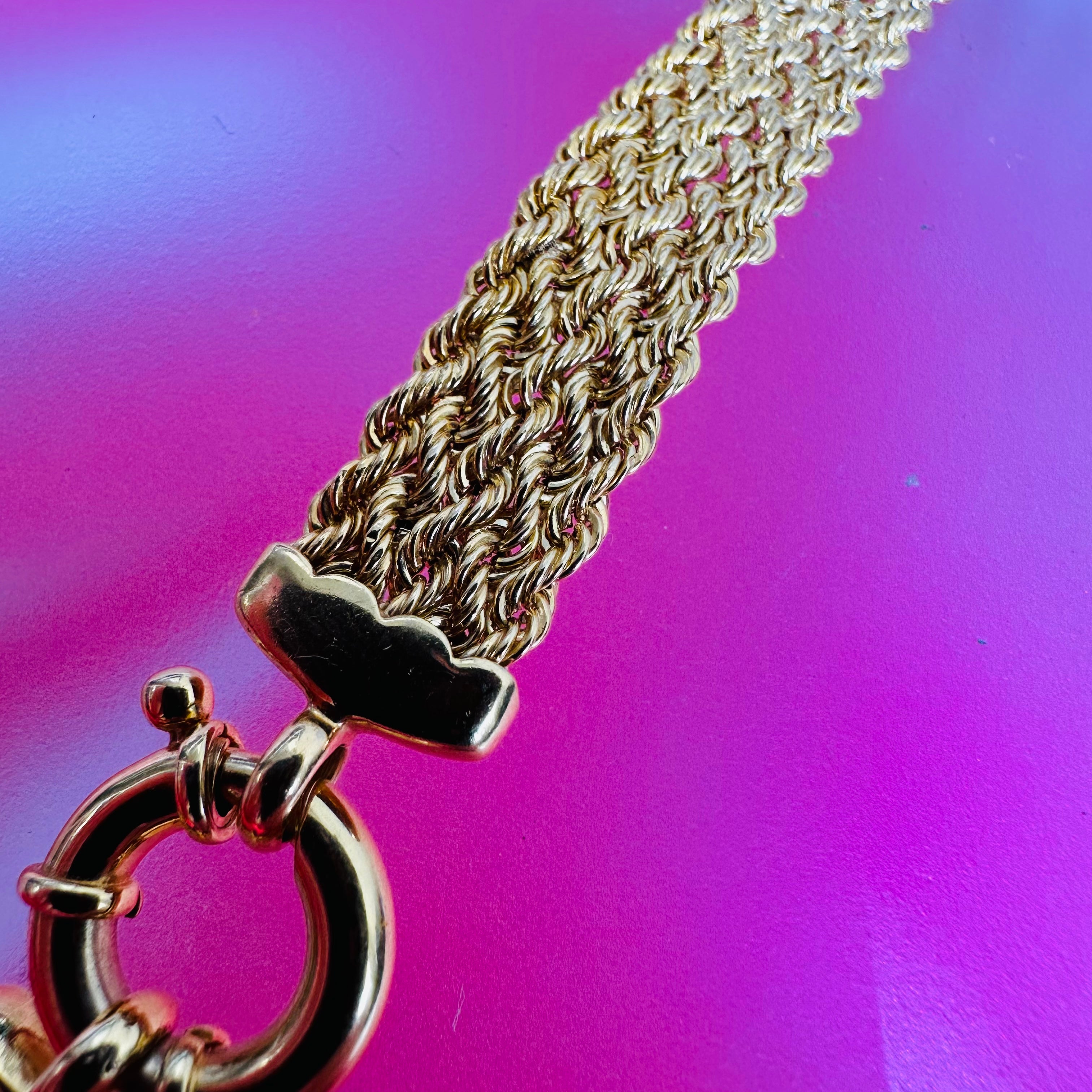 18” 14K Fine Italian Woven Necklace