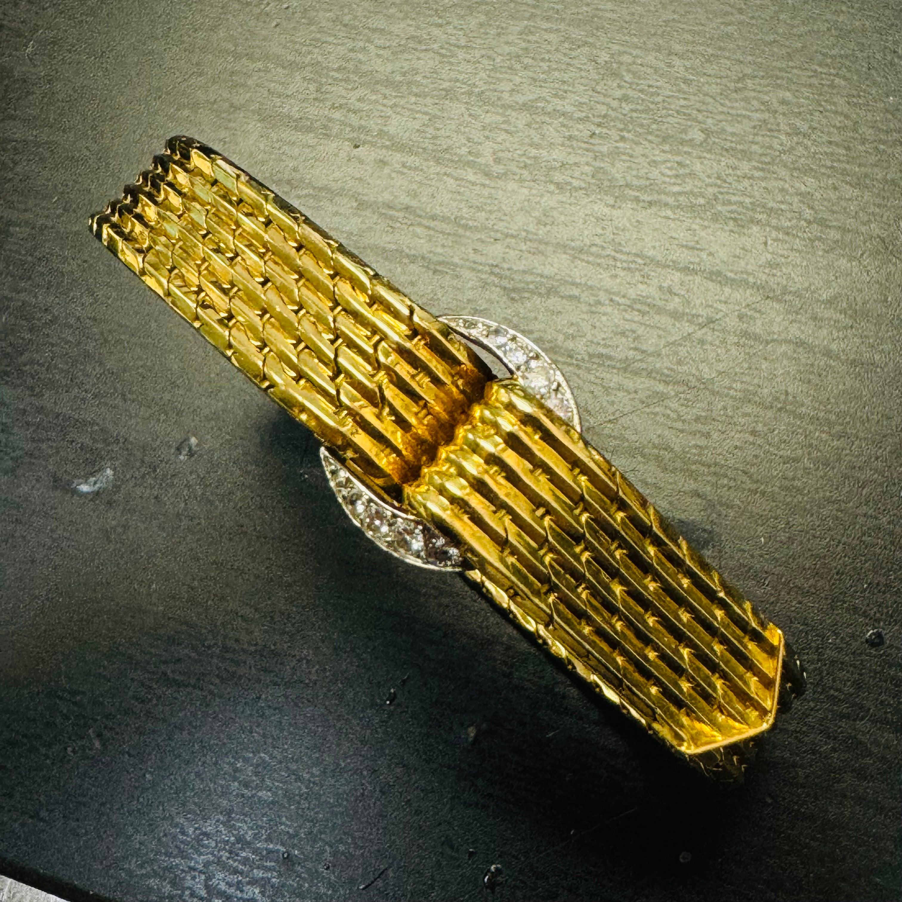 18K Yellow Gold Cartier Hidden Buckle Watch