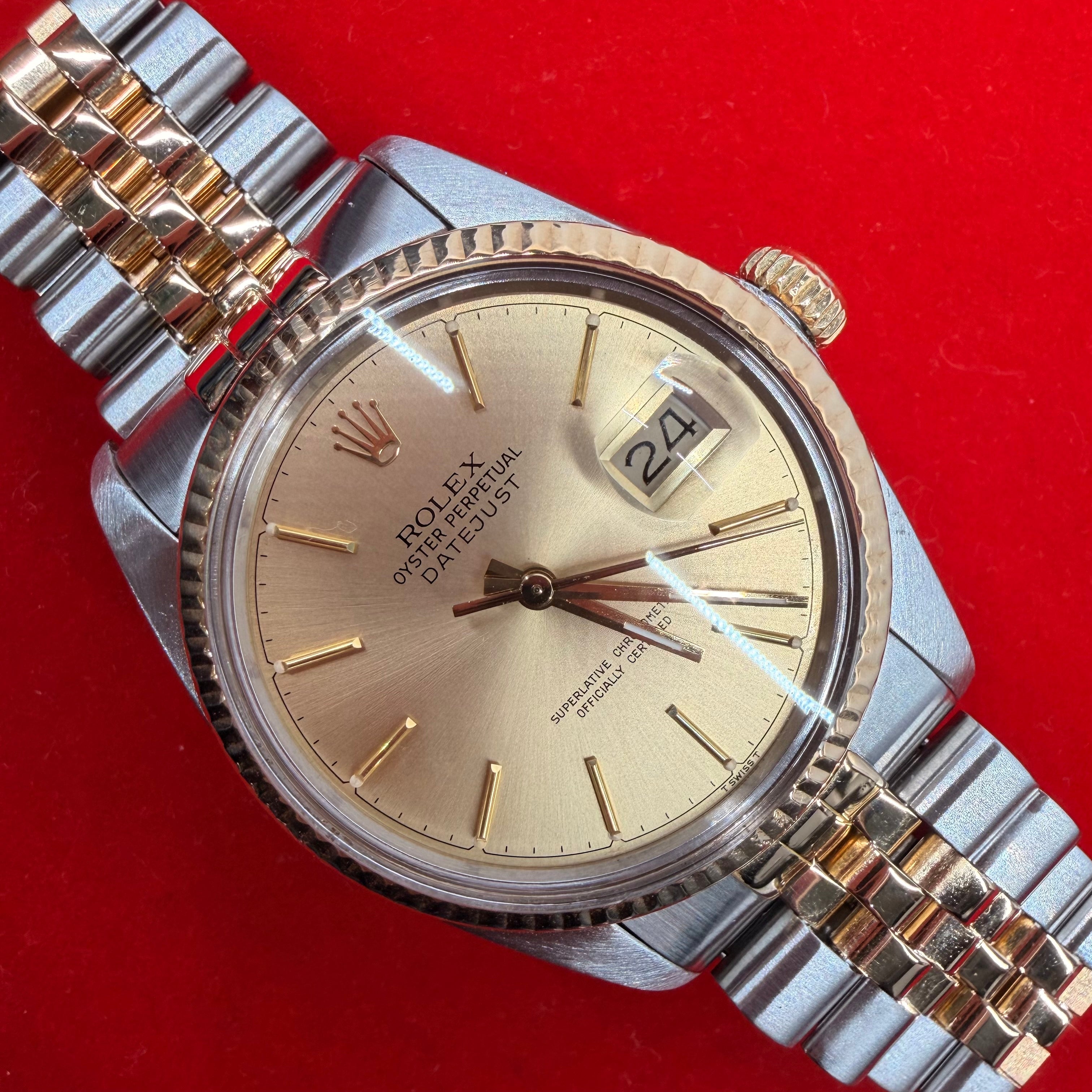 36MM Two Tone 18K&Stainless Steel Date Just Rolex Ref.16013  7"