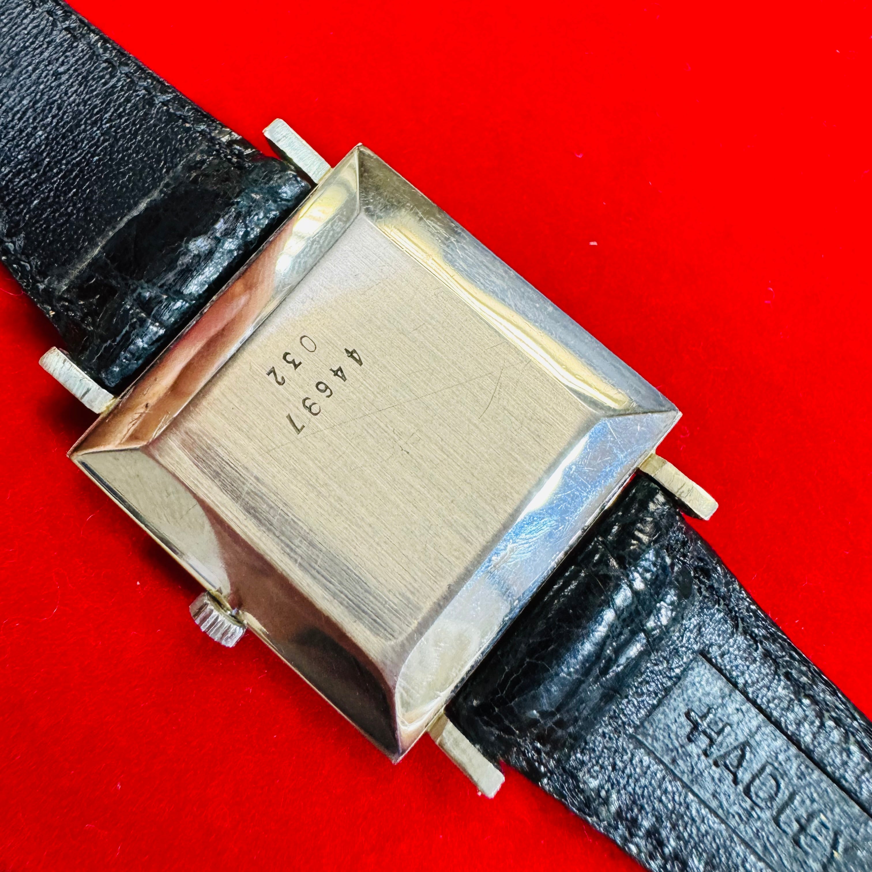 Favre -Leuba 18K White Gold Square Face Watch