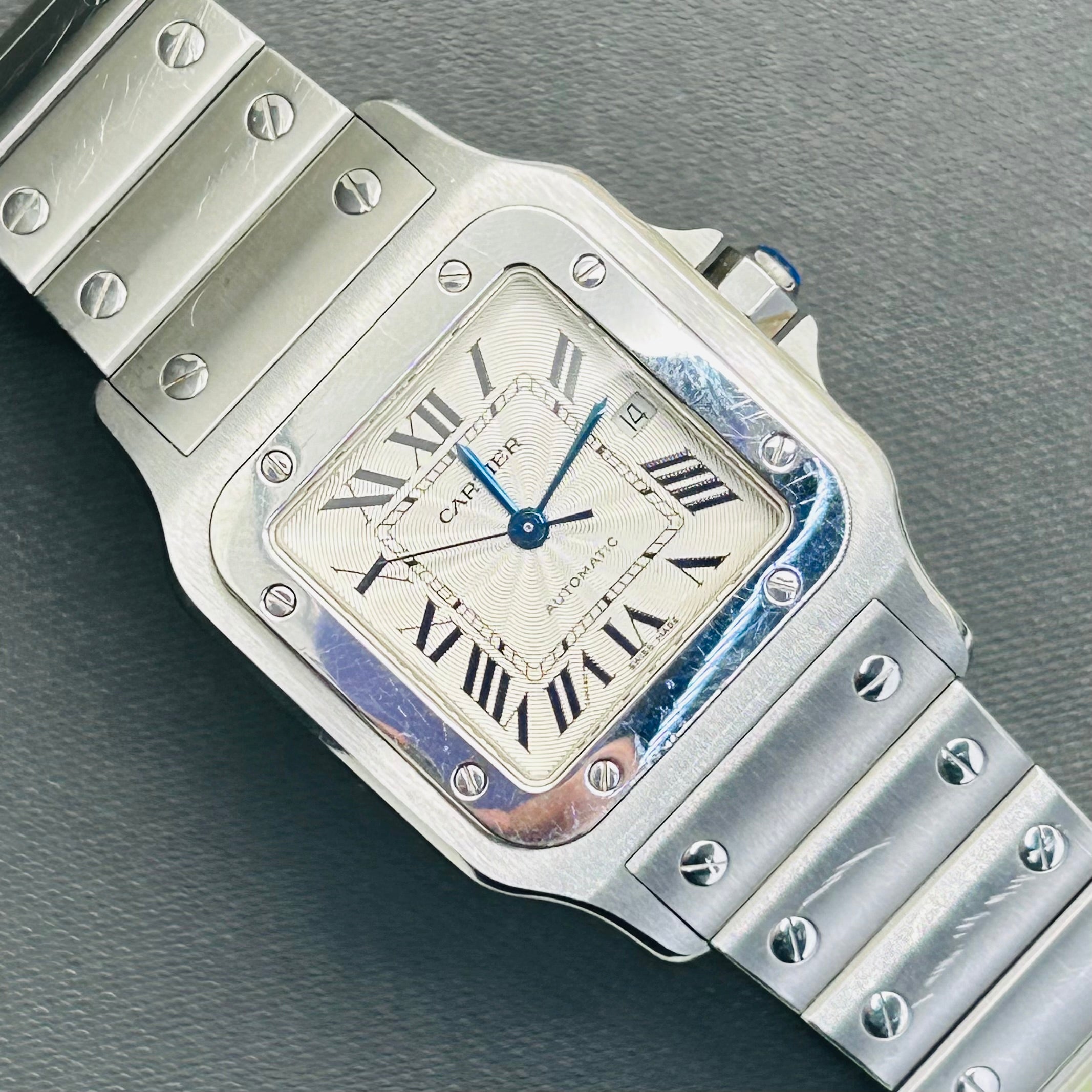 Stainless Steel Cartier Santos Large size