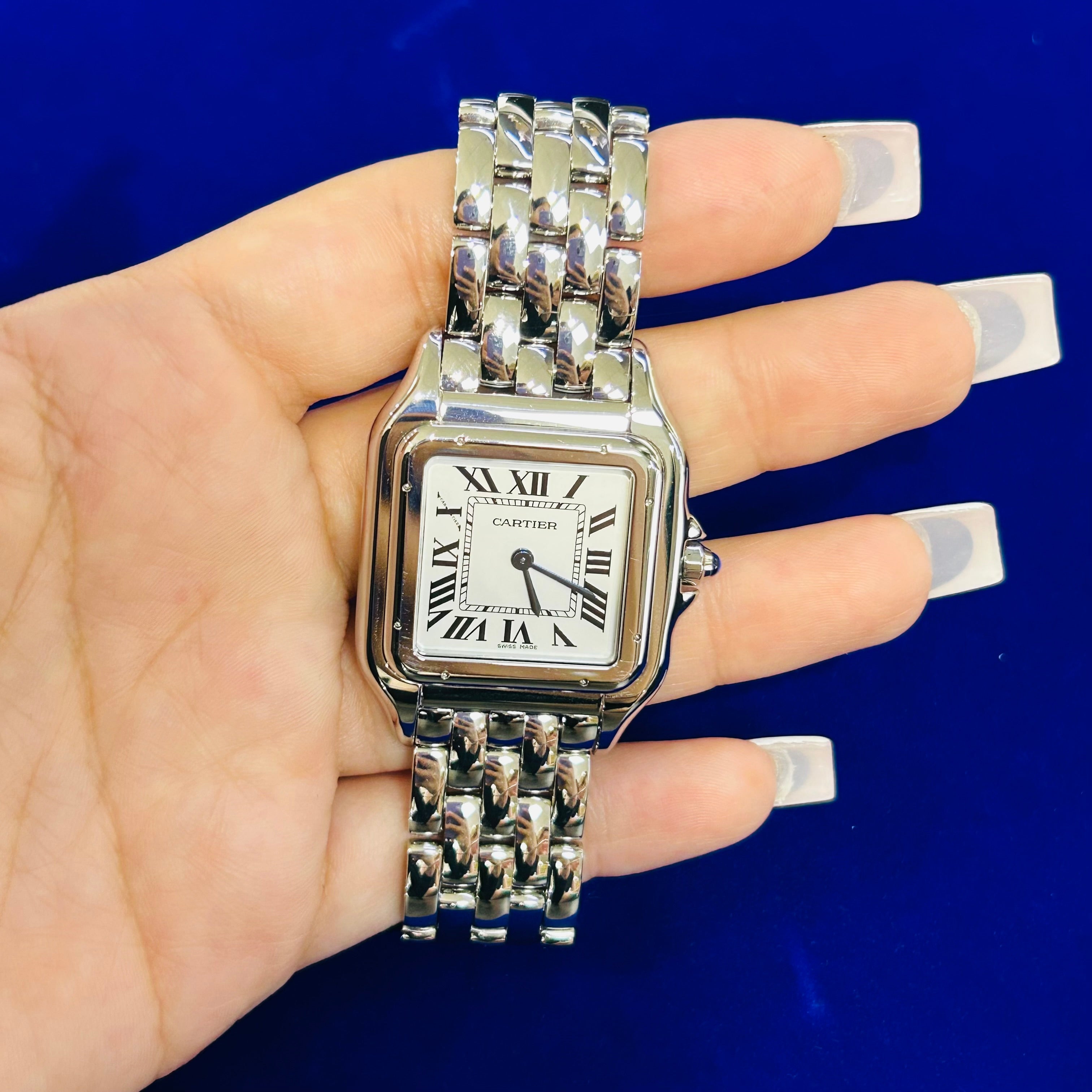 Cartier Panthere Stainless Stee Watch Jumbo Size With Papers 2026