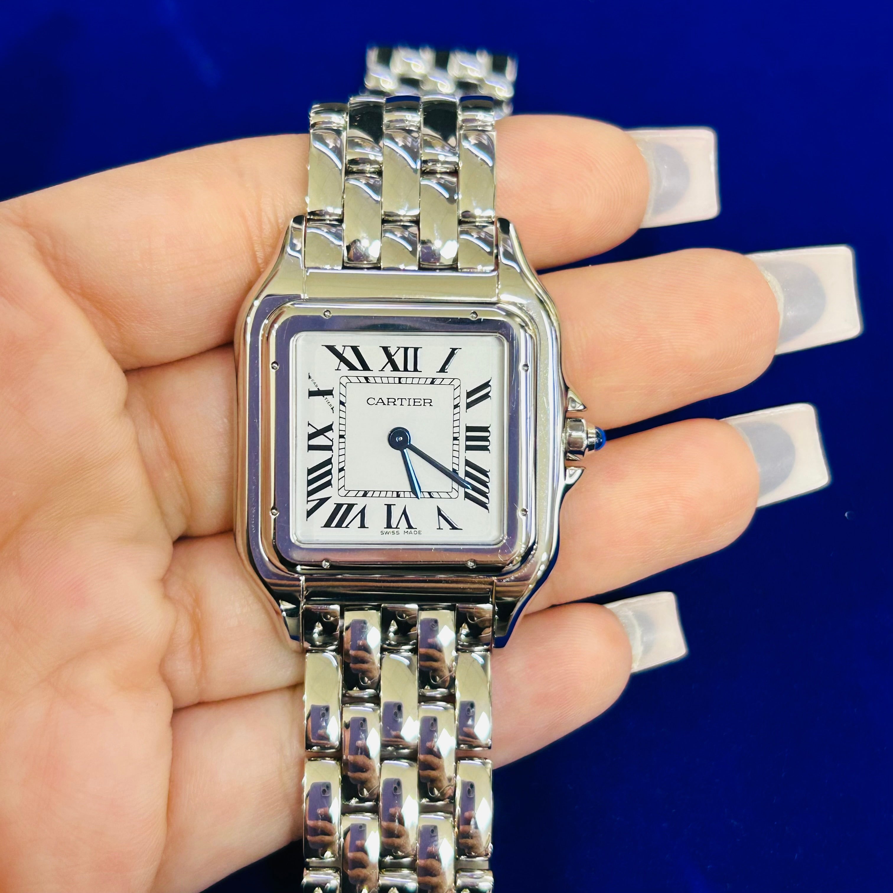 Cartier Panthere Stainless Stee Watch Jumbo Size With Papers 2026