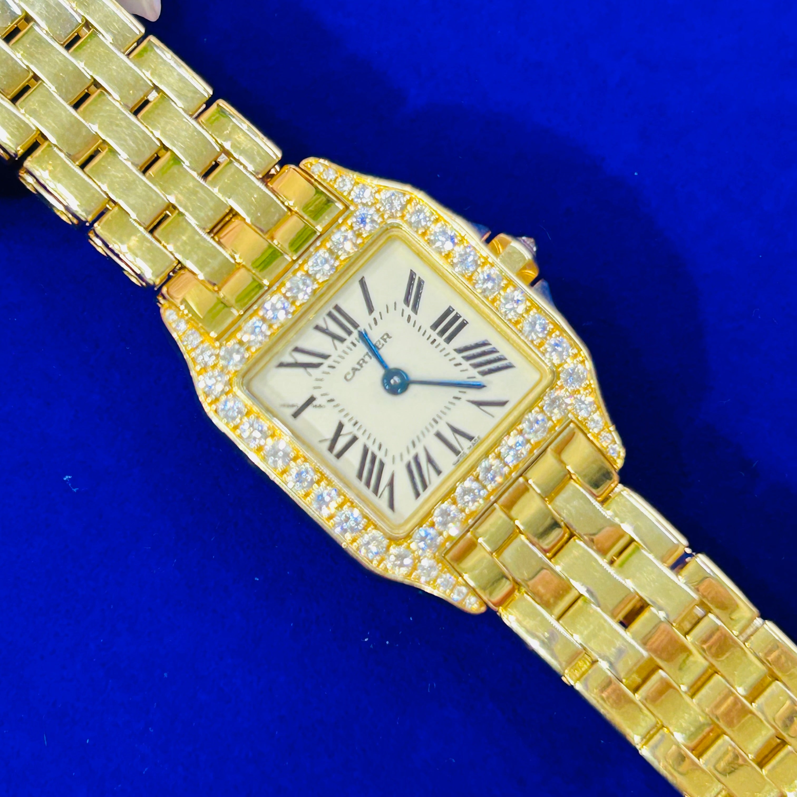 20mm Cartier 18K Yellow Gold Santos Demoiselle Wrist Watch 2014