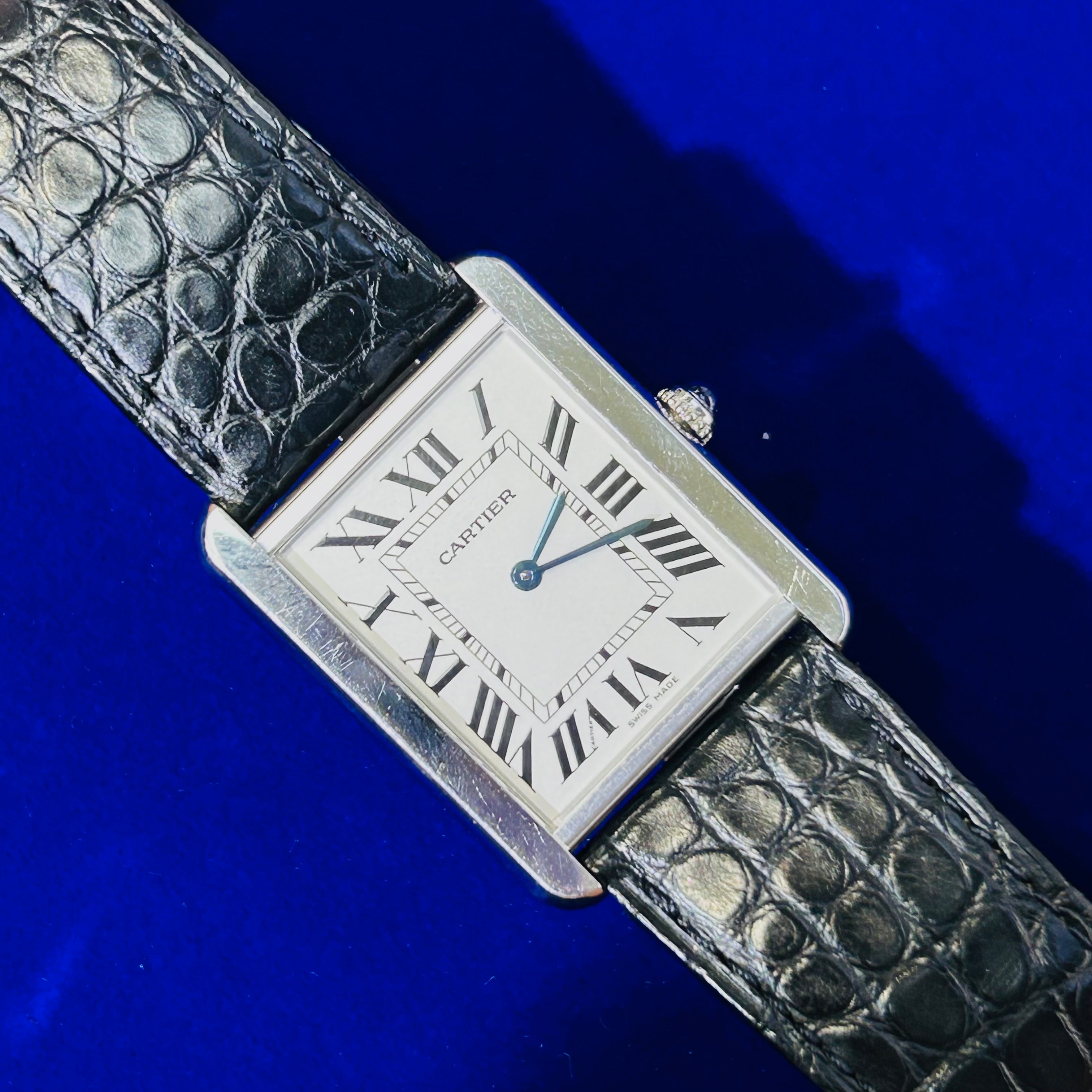 Stainless Steel Cartier Tank Watch