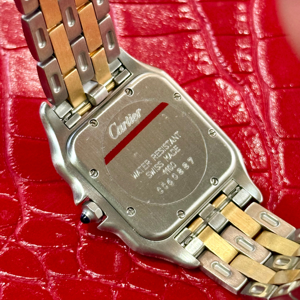 Vintage Cartier Panthère Ref. 1100 | 27mm Midsize | Stainless Steel & 18K Yellow Gold Watch