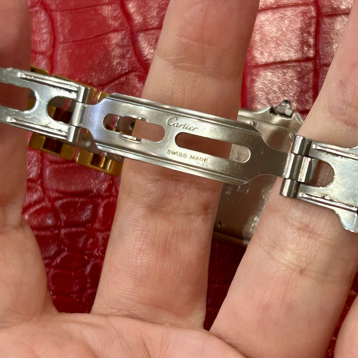 Vintage Cartier Panthère Ref. 83849 | 27mm Midsize | Stainless Steel & 18K Yellow Gold Watch (Copy)