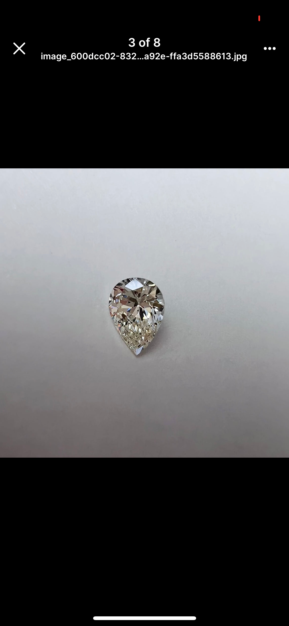 Natural GIA Certified Pear Diamond Halo Pendant in 14K White Gold