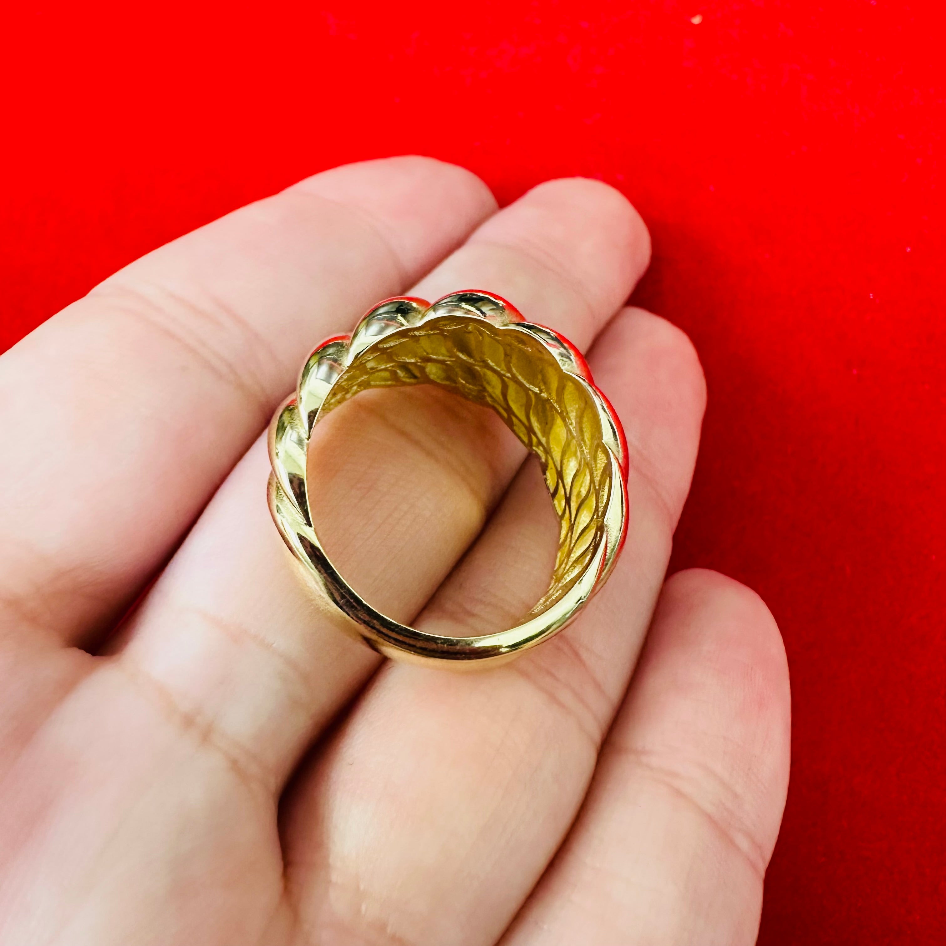 14K Yellow Gold Ring Size 8