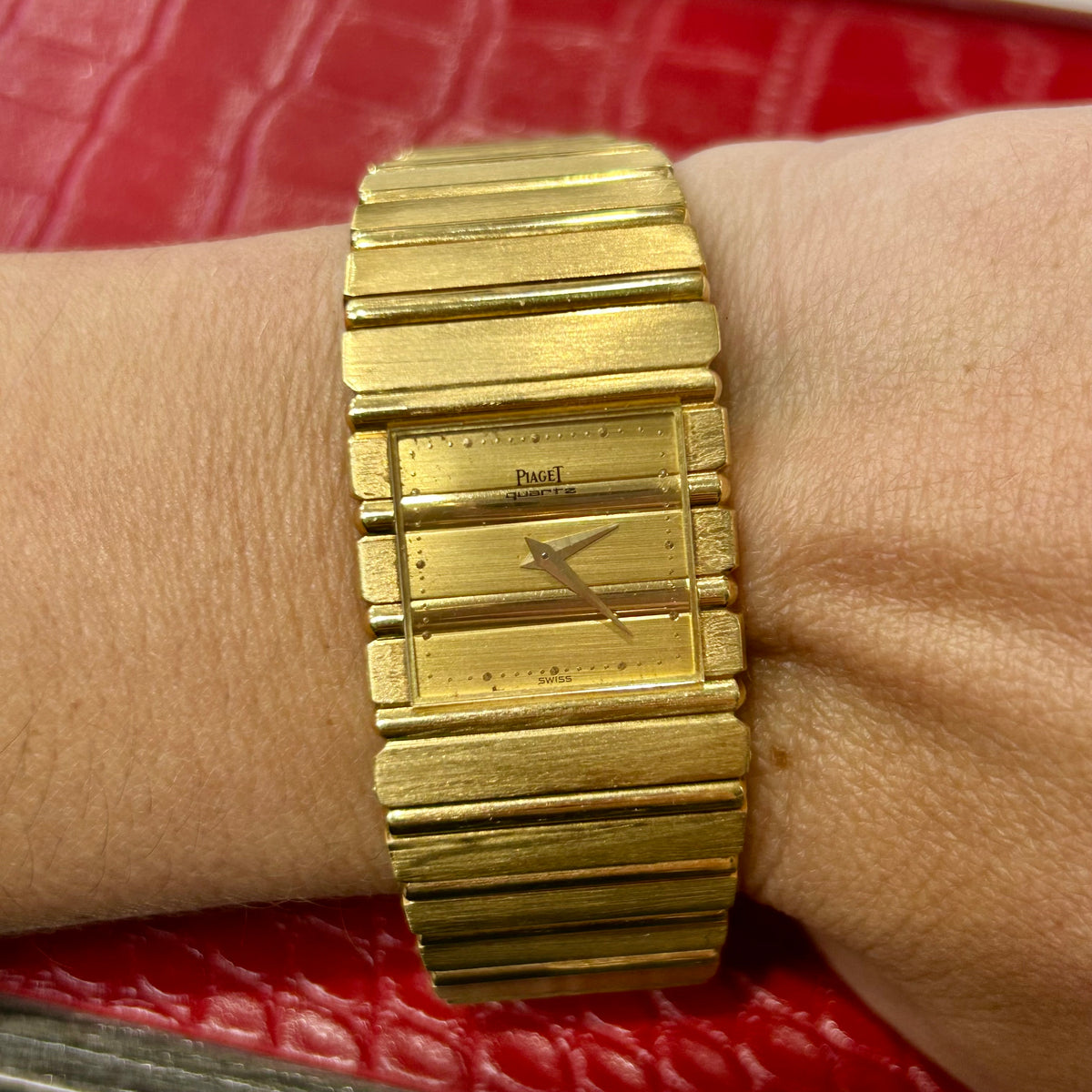 Vintage Piaget Polo Watch | Midsize 25mm | 18k Yellow Gold | Quartz