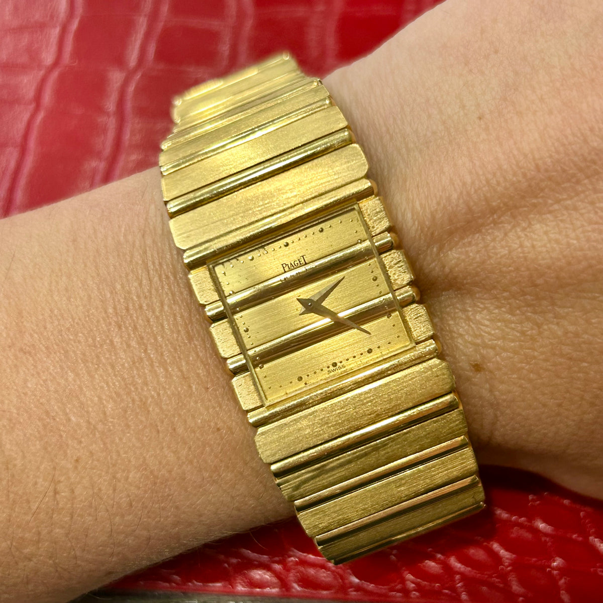 Vintage Piaget Polo Watch | Midsize 25mm | 18k Yellow Gold | Quartz