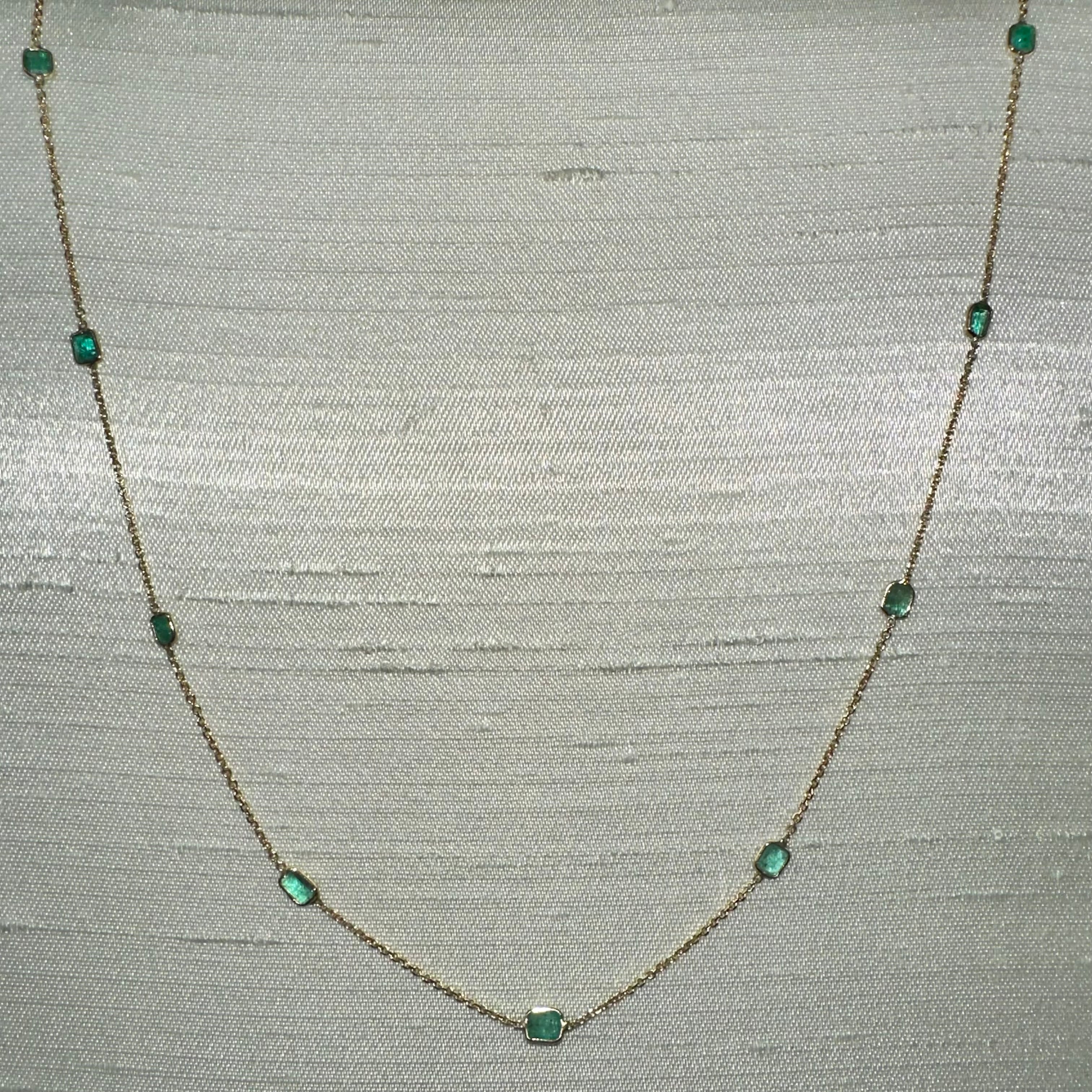 14K Yellow Gold Emerald By The Yard