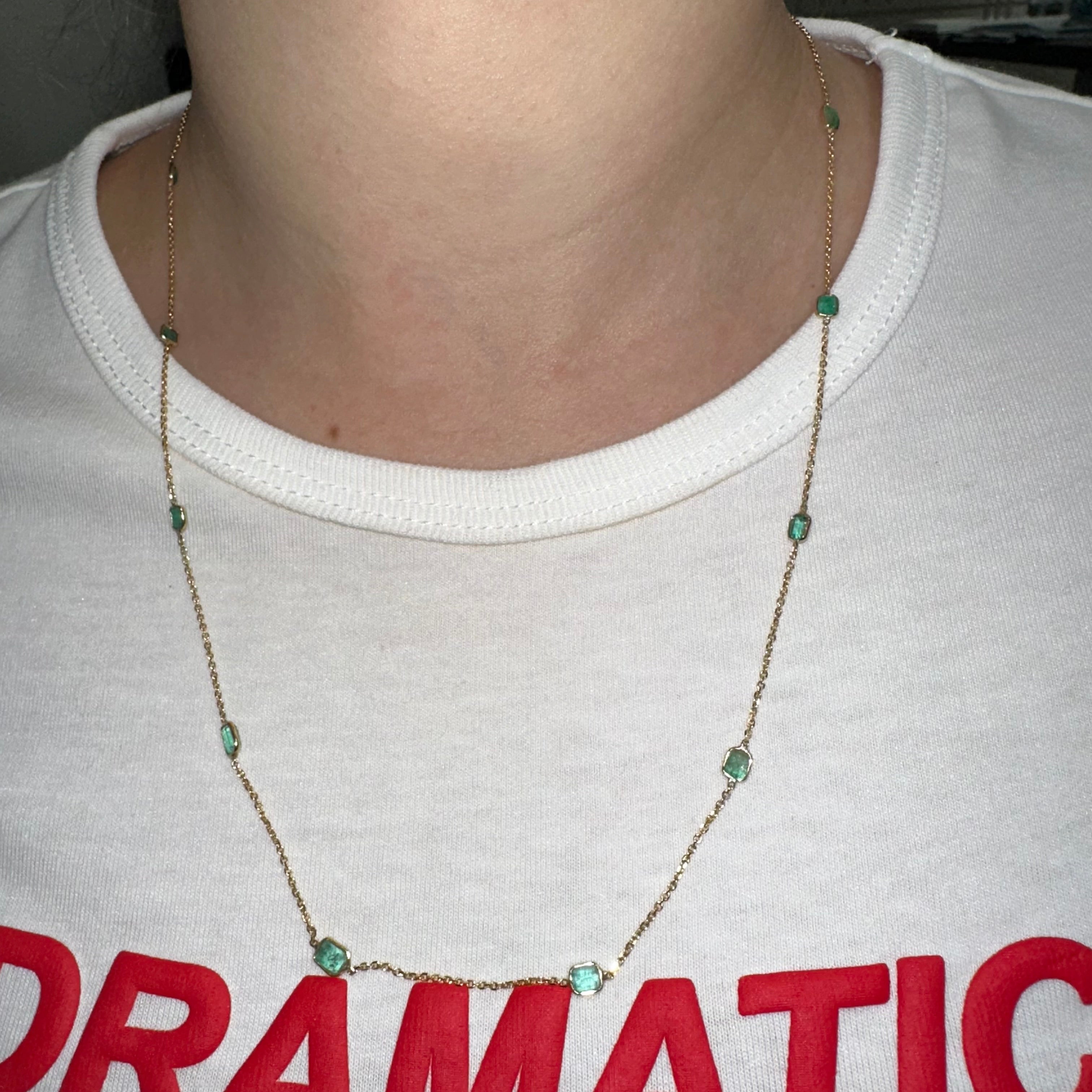 14K Yellow Gold Emerald By The Yard