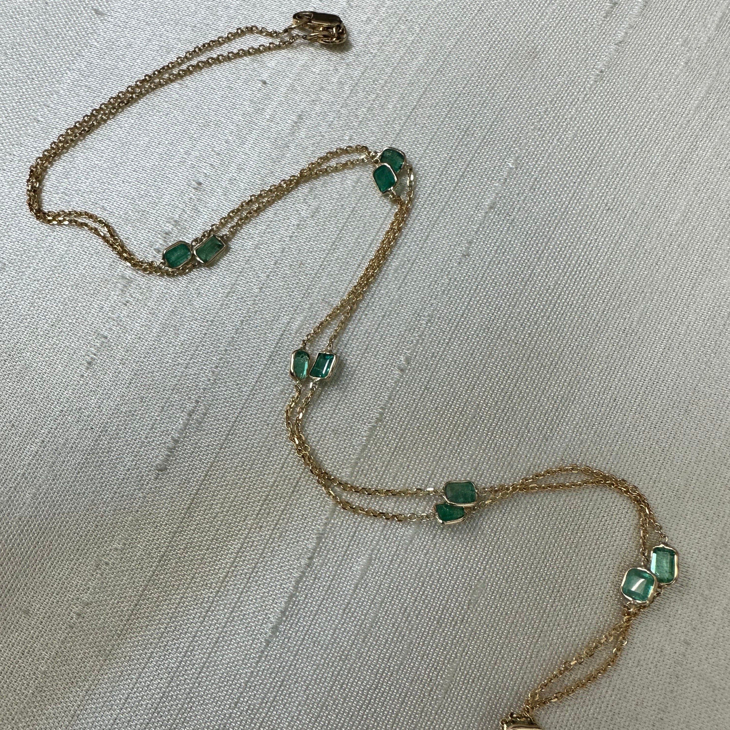14K Yellow Gold Emerald By The Yard