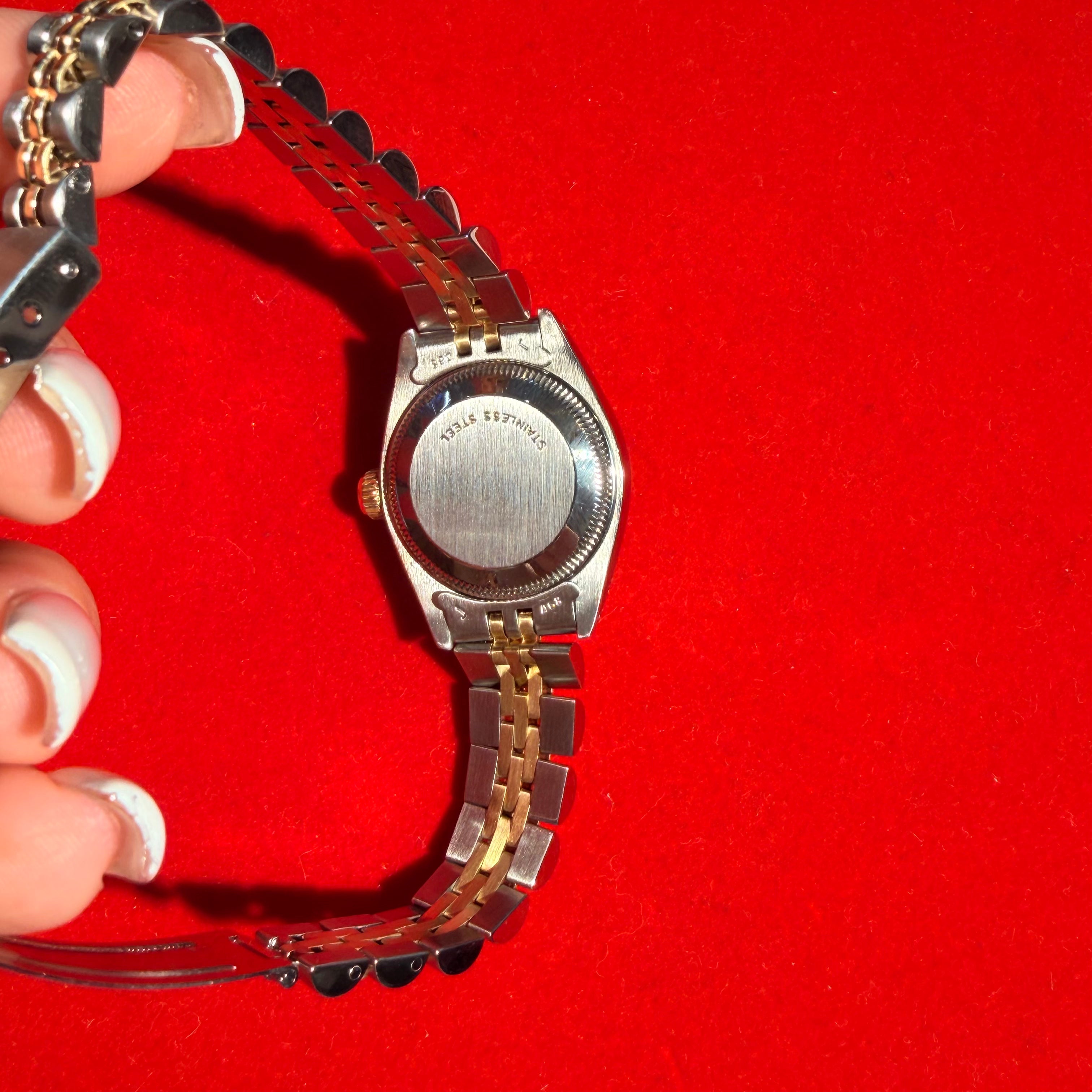 Vintage Stainless Steel and 14k Gold Jubilee 26MM Oyster Perpetual Datejust Rolex Watch Ref.6917