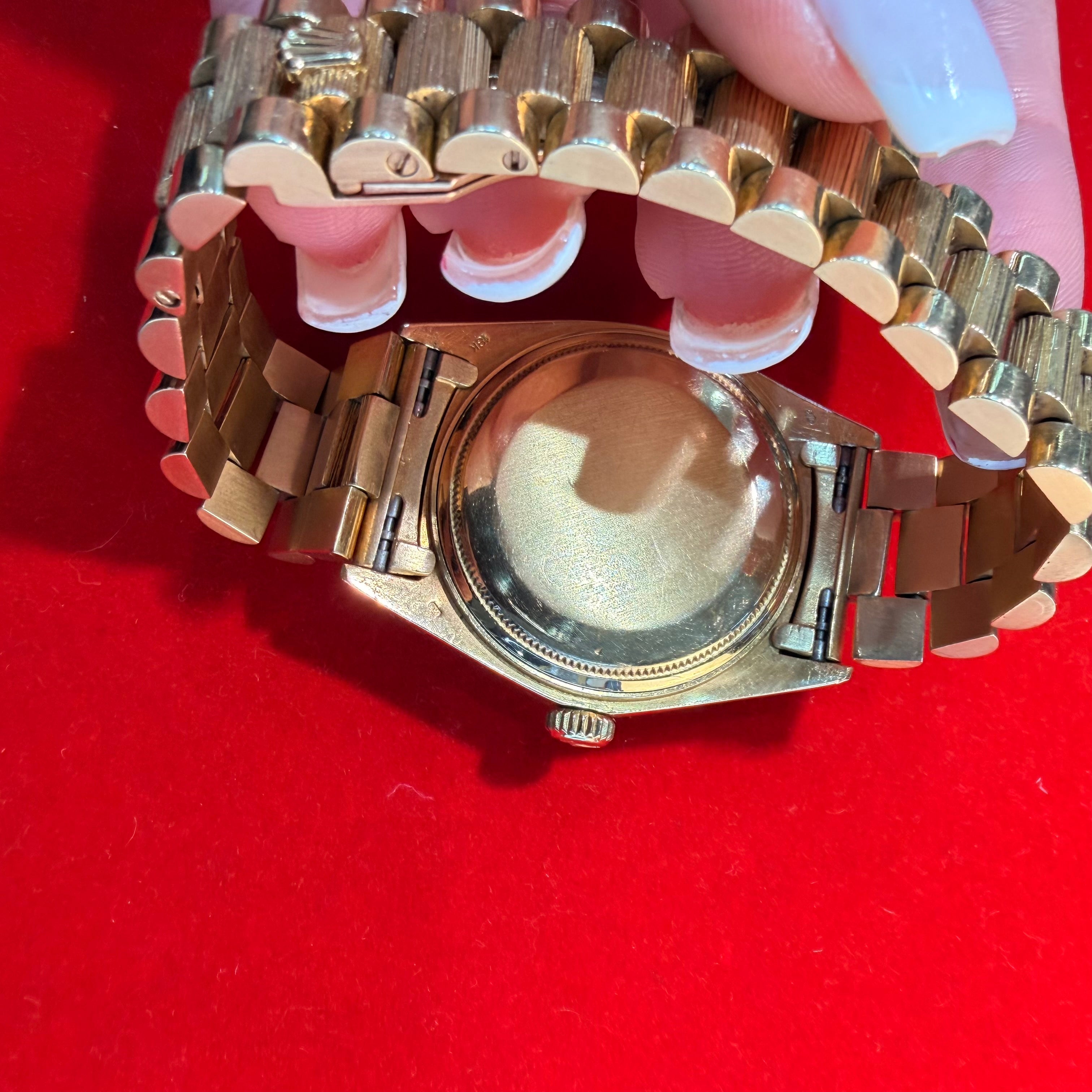 36mm DAY-DATE 18k Yellow Gold President Bark Jubilee Men’s Watch Ref.1807