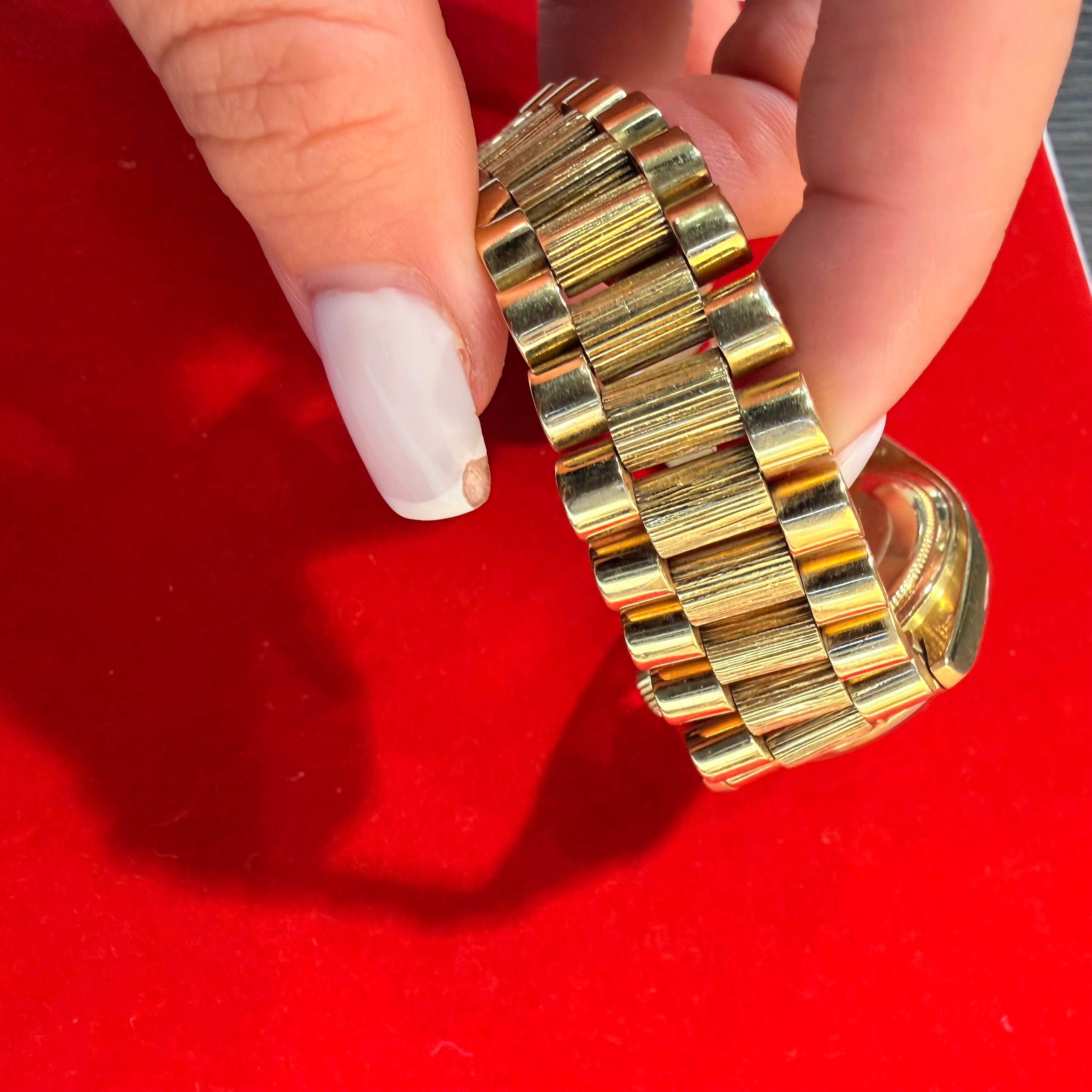 36mm DAY-DATE 18k Yellow Gold President Bark Jubilee Men’s Watch Ref.1807