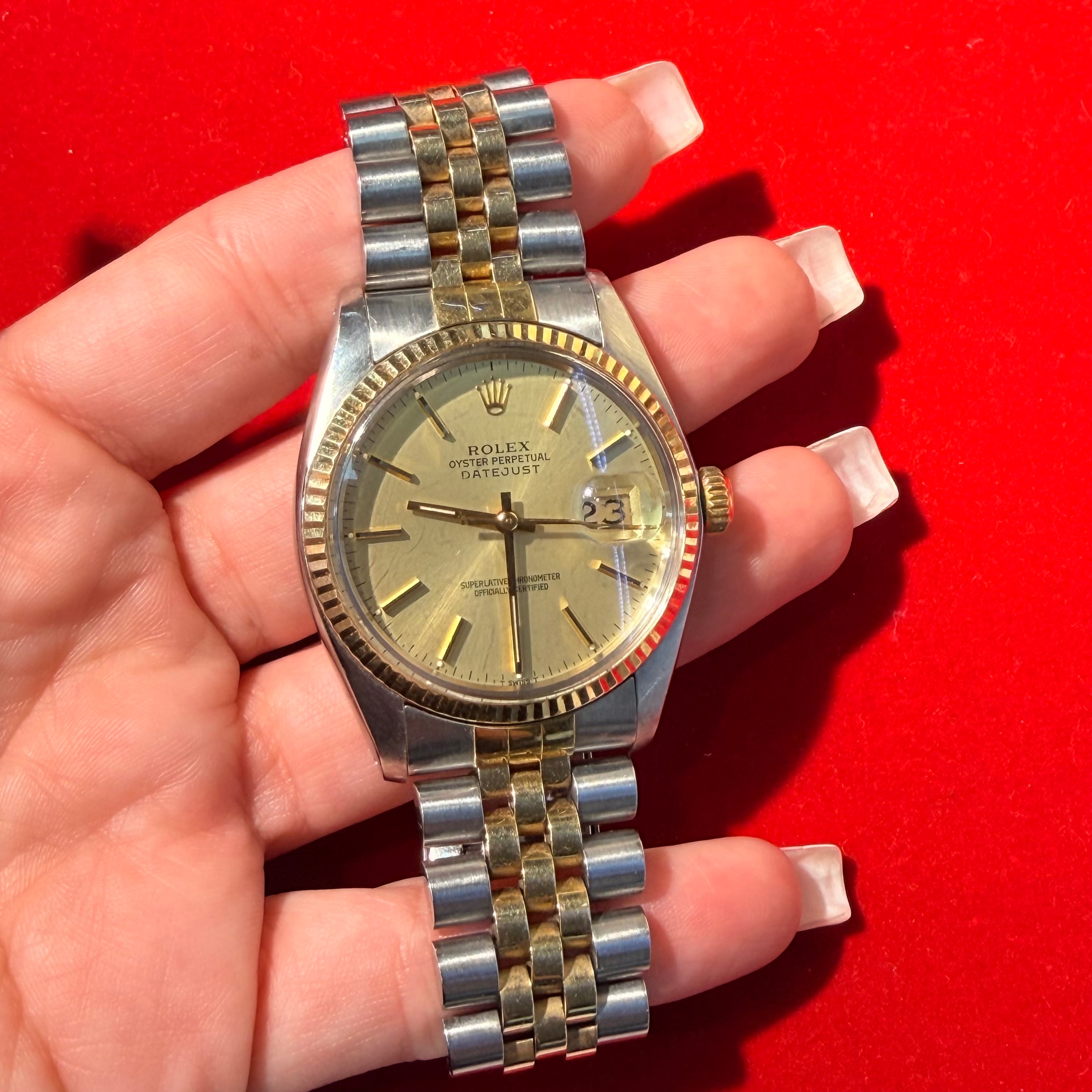 36MM Two Tone 18K&Stainless Steel Date Just Rolex Ref.16013 7.25