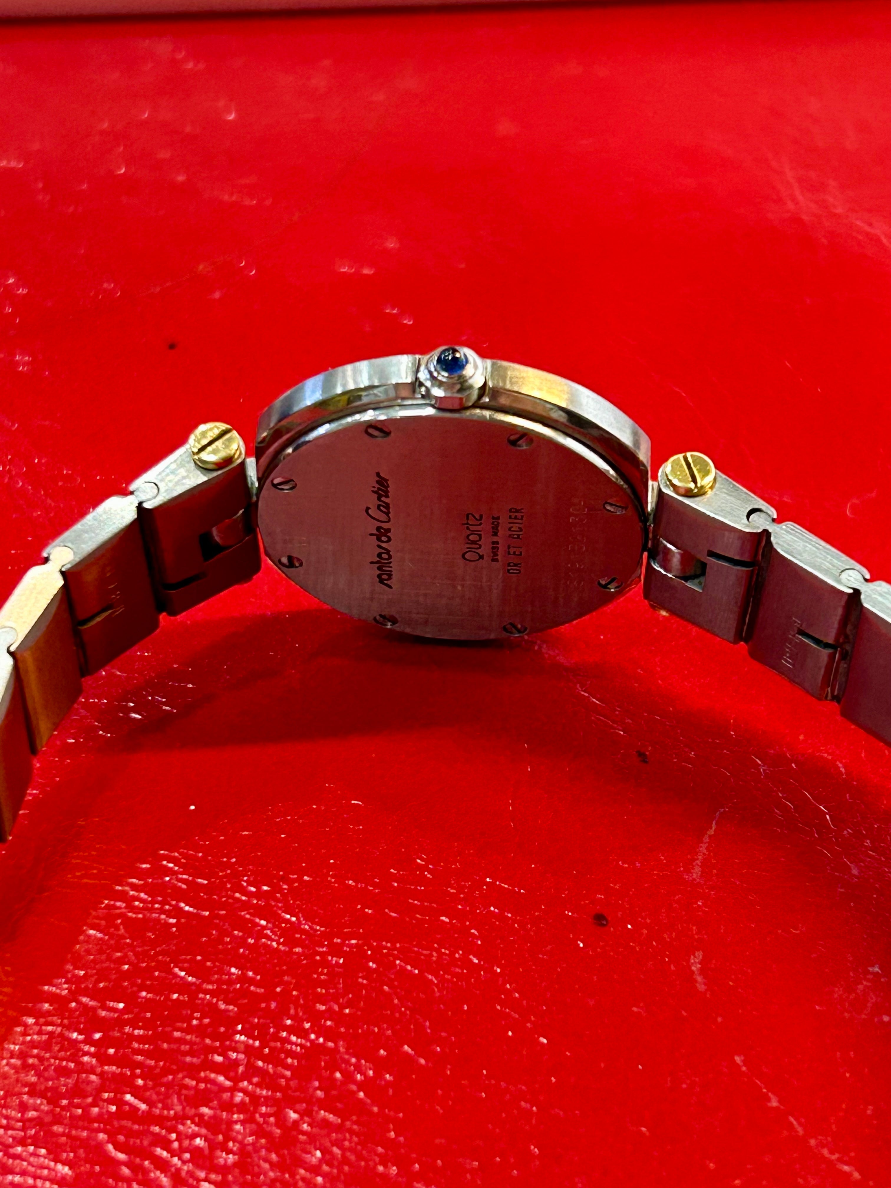 Cartier Santos Ronde Vendome Watch | Ref 8191 | 27mm | 18K Yellow Gold & Steel
