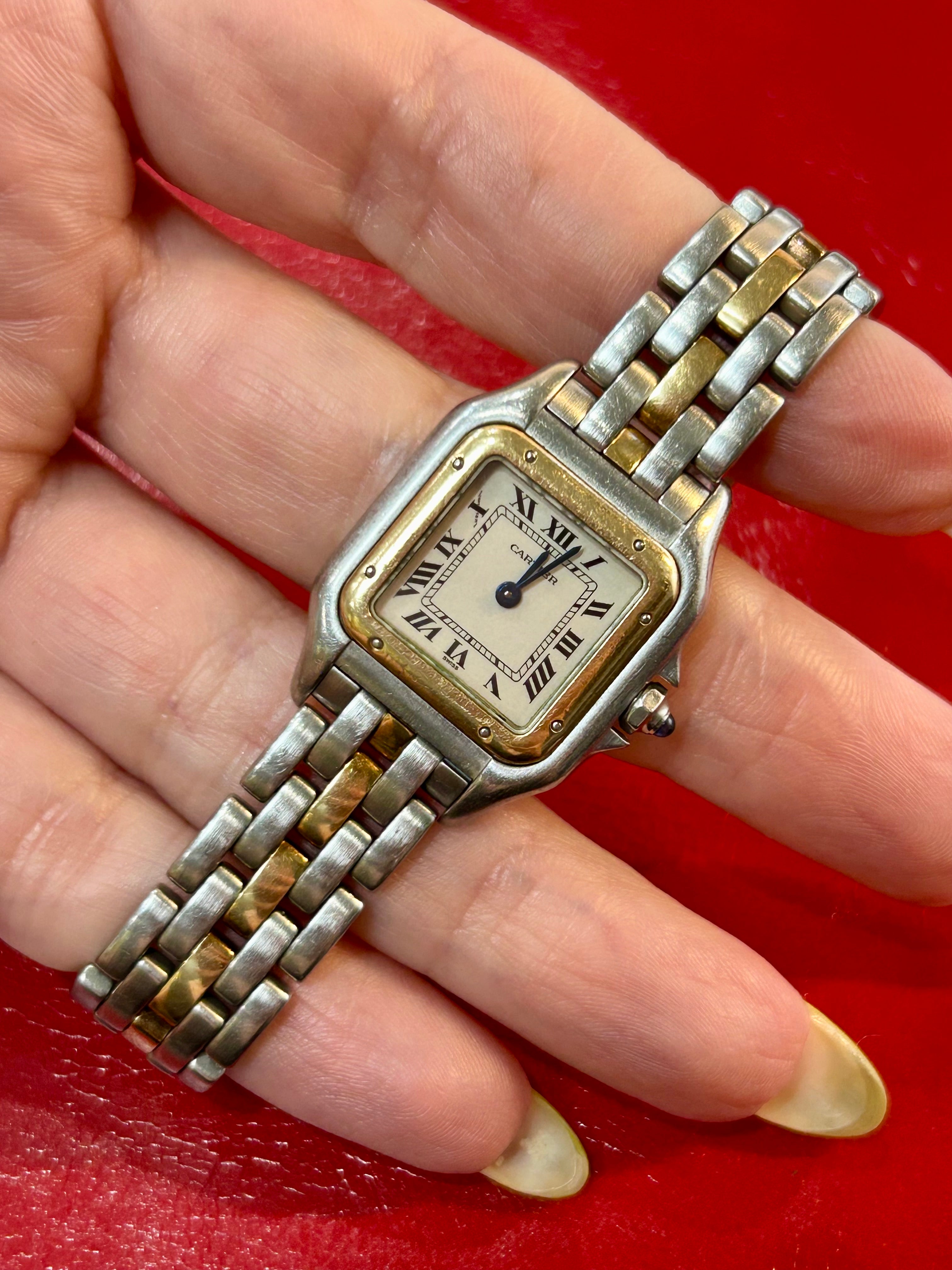 Cartier Panthère Ref. 1120 | 22mm Small | Stainless Steel & 18K Yellow Gold Watch