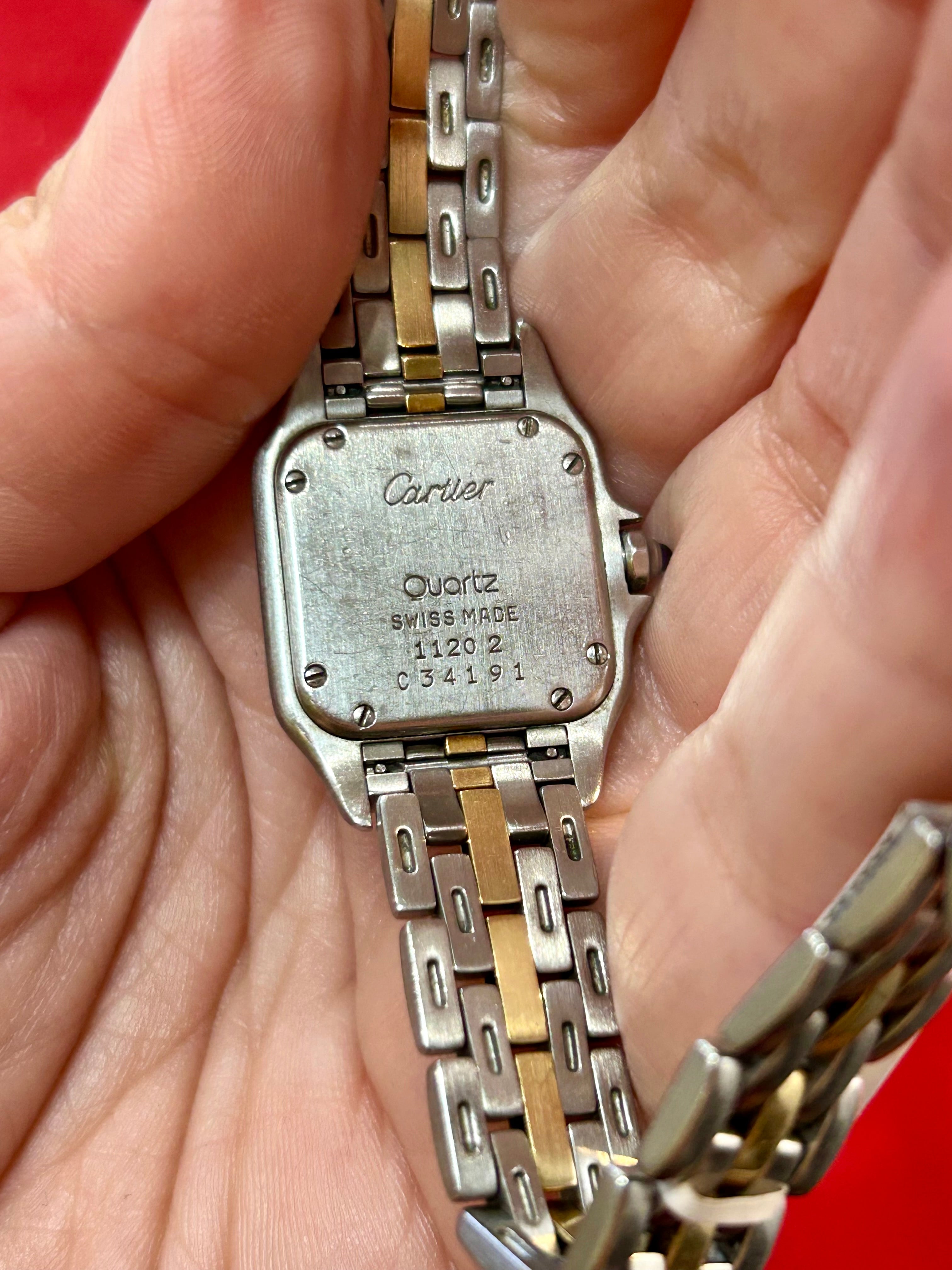Cartier Panthère Ref. 1120 | 22mm Small | Stainless Steel & 18K Yellow Gold Watch