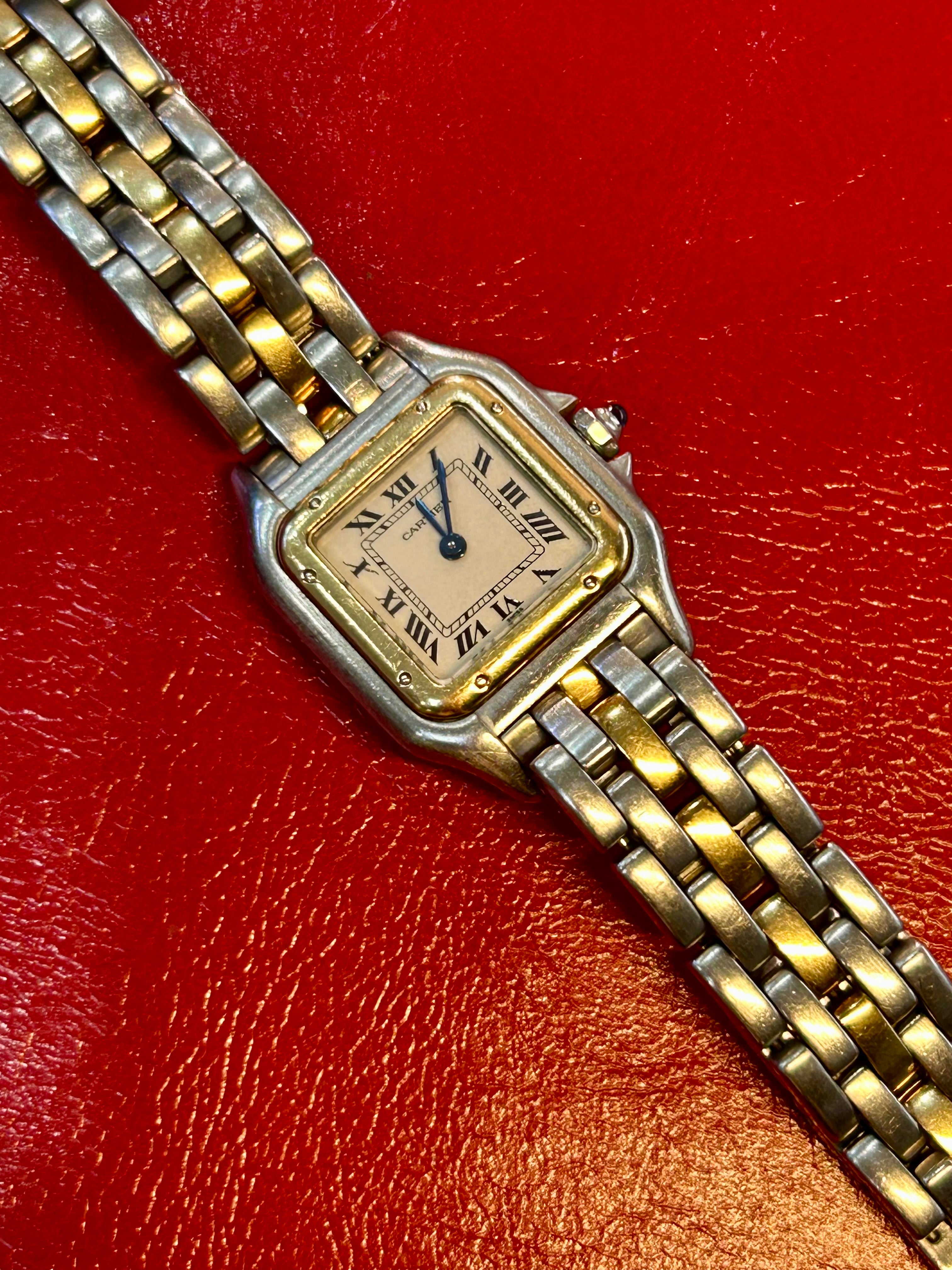 Cartier Panthère Ref. 1120 | 22mm Small | Stainless Steel & 18K Yellow Gold Watch