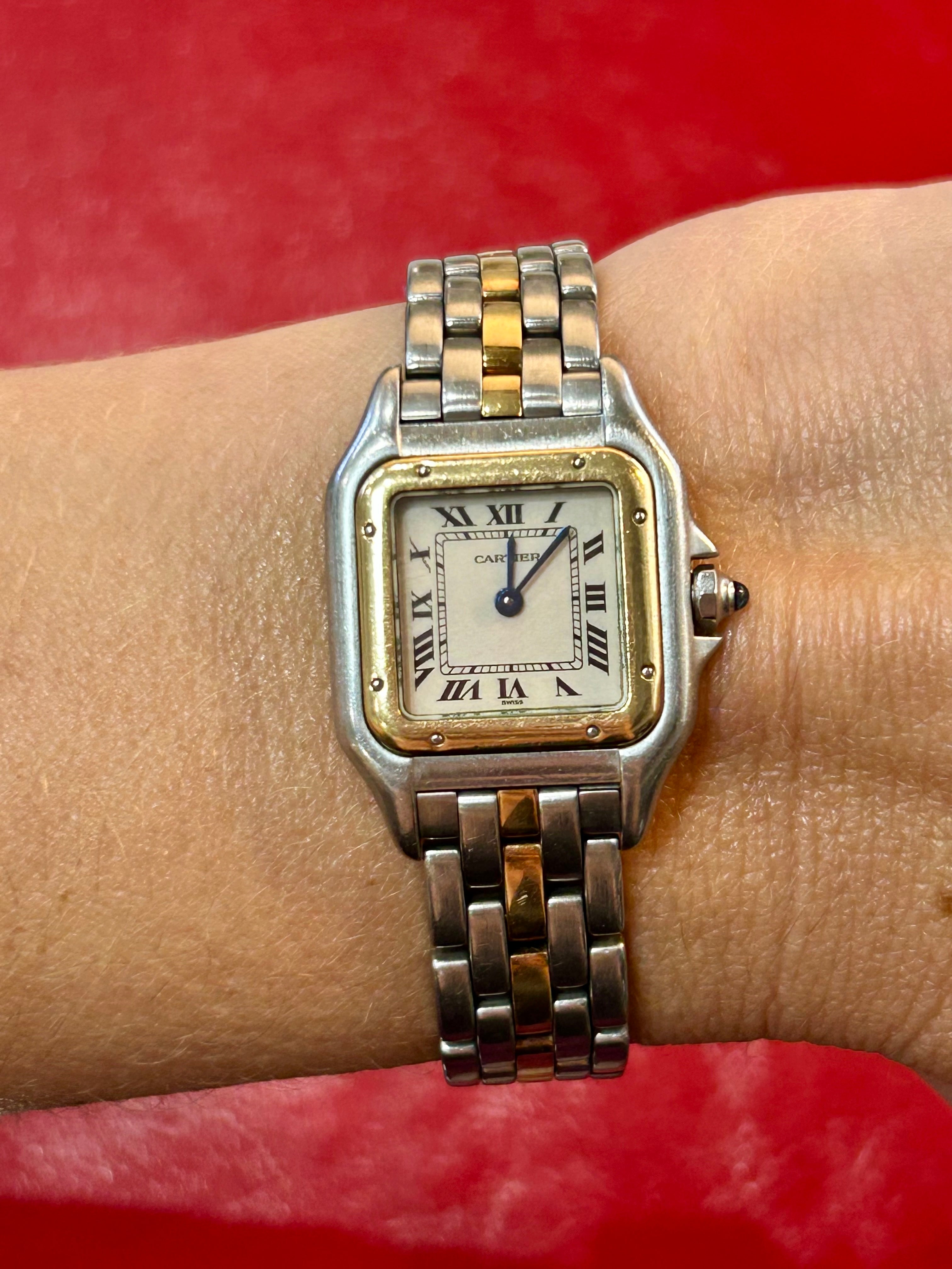 Cartier Panthère Ref. 1120 | 22mm Small | Stainless Steel & 18K Yellow Gold Watch