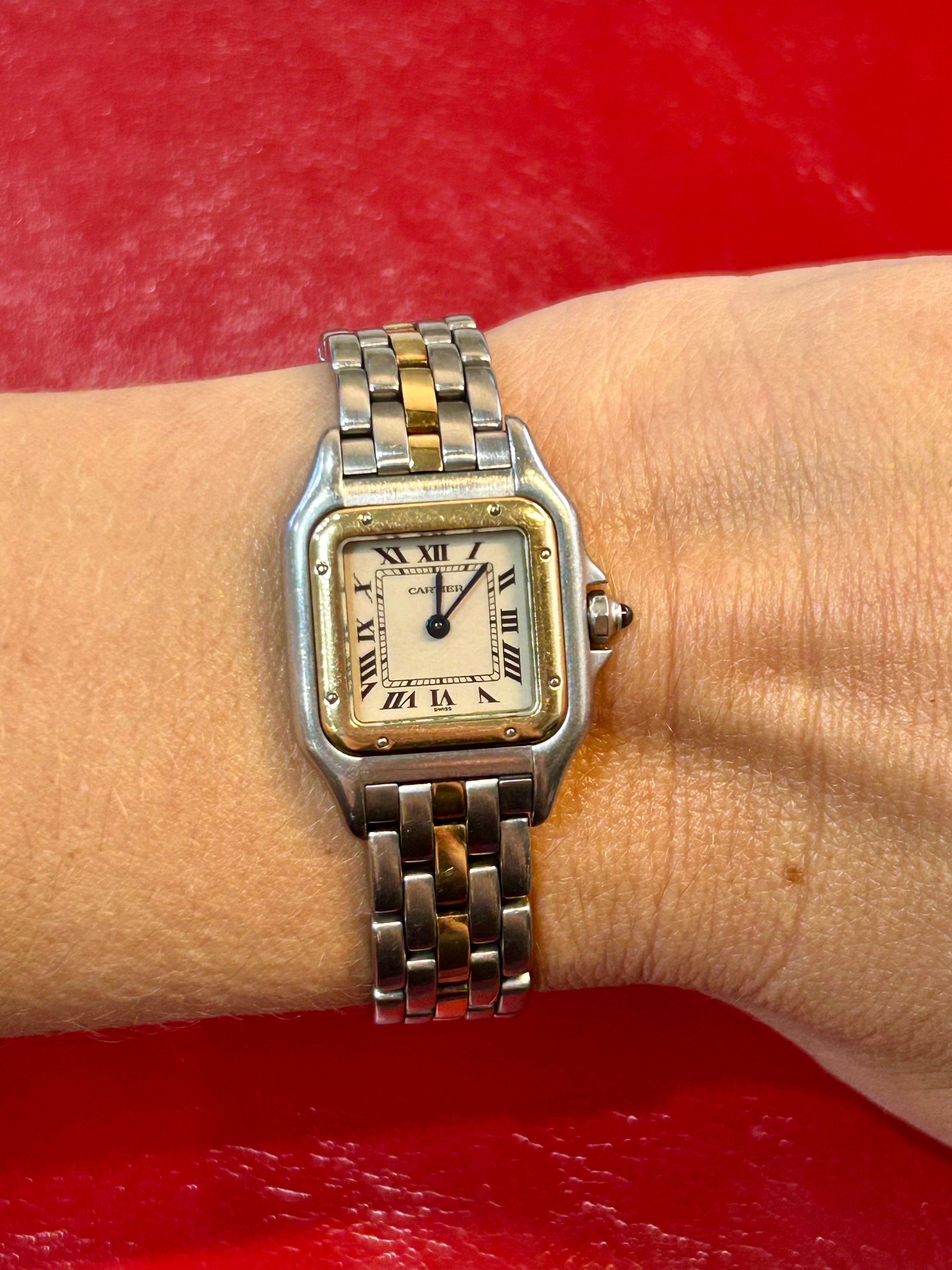 Cartier Panthère Ref. 1120 | 22mm Small | Stainless Steel & 18K Yellow Gold Watch