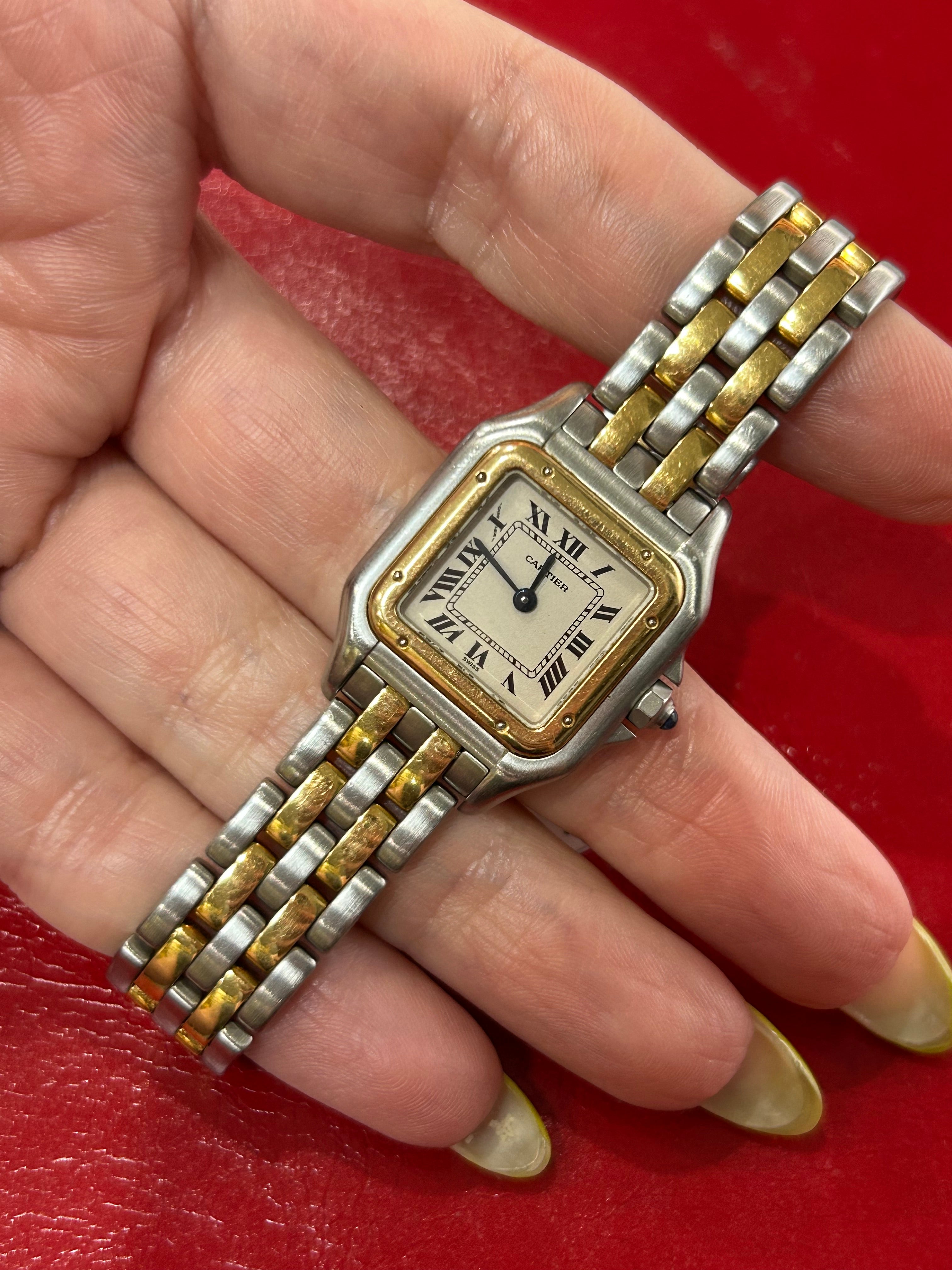 Cartier Panthère Ref. 112000 | 22mm Small | Stainless Steel & 18K Yellow Gold Watch