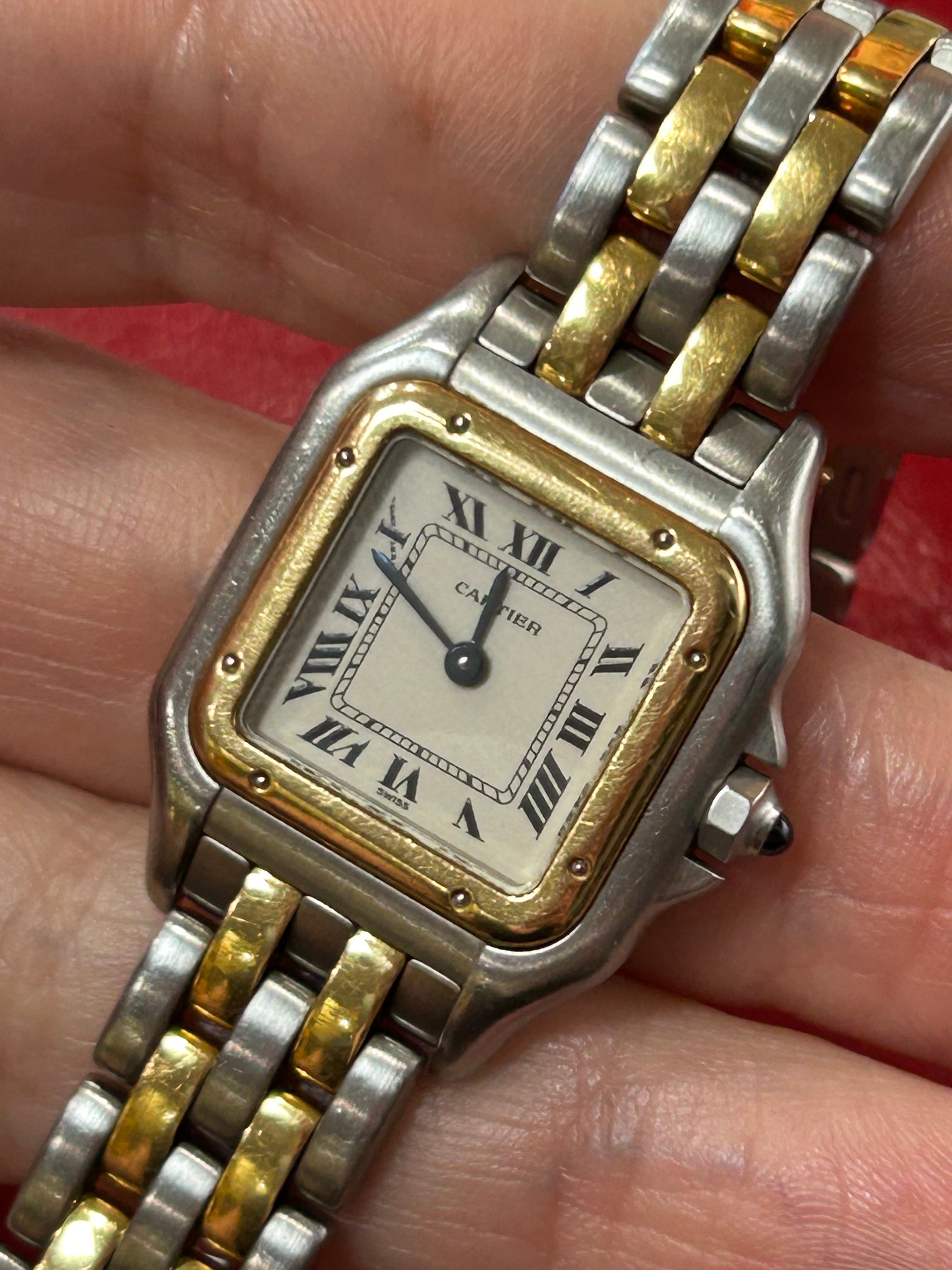 Cartier Panthère Ref. 112000 | 22mm Small | Stainless Steel & 18K Yellow Gold Watch
