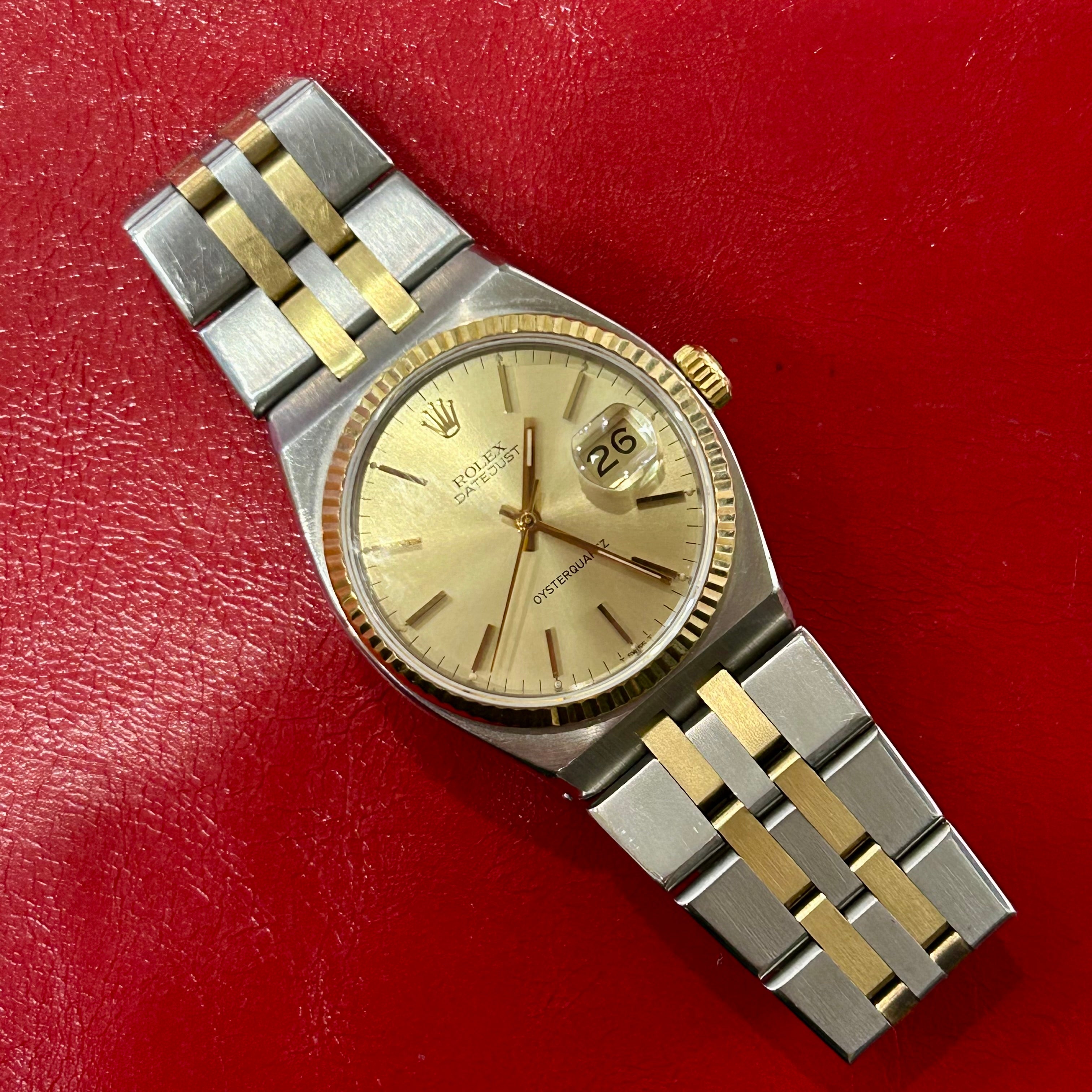 Rolex Oysterquartz | Ref 17013 | 36mm | 18k Yellow Gold & Stainless Steel