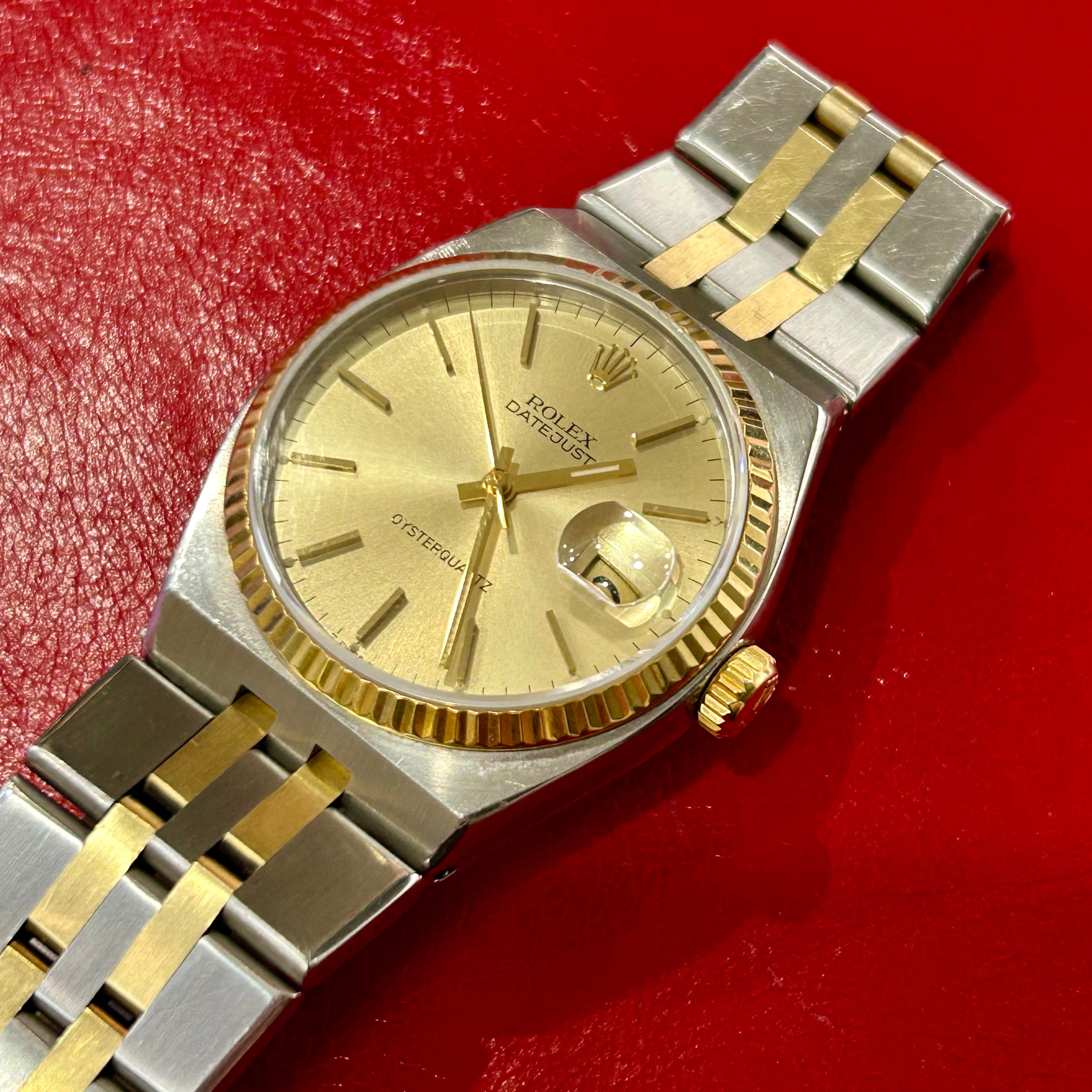 Rolex Oysterquartz | Ref 17013 | 36mm | 18k Yellow Gold & Stainless Steel