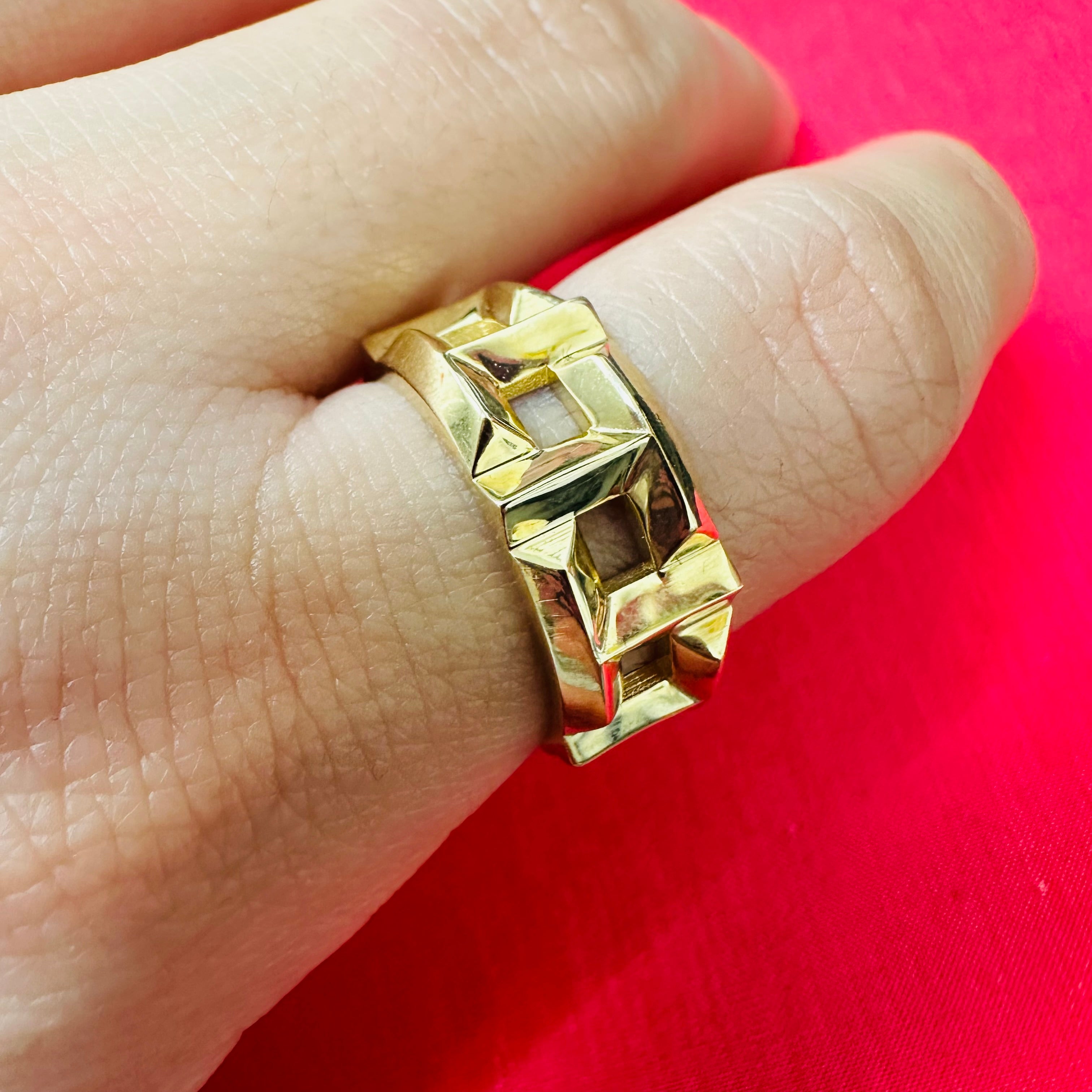 14K Yellow Gold Ring Size 7.75